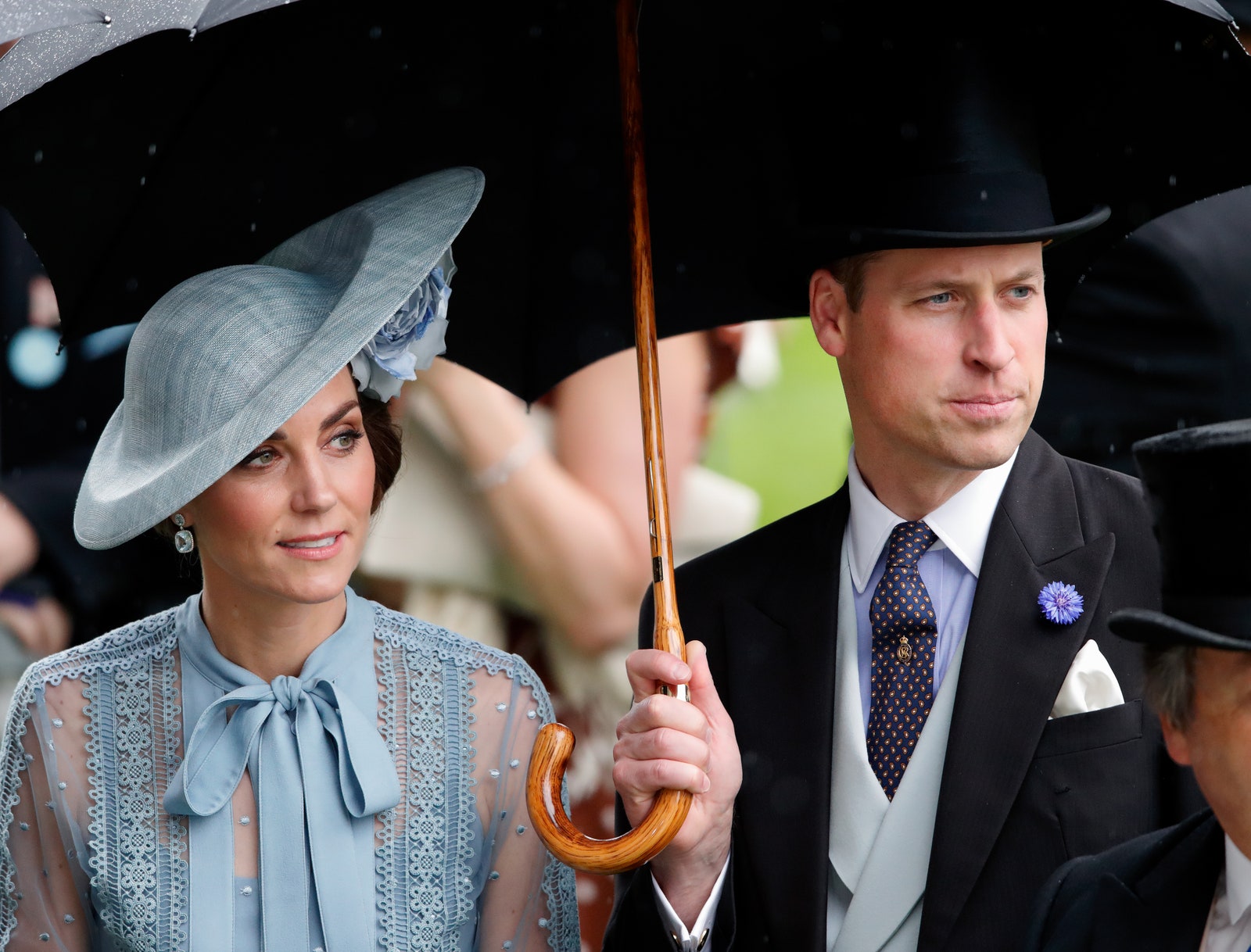 Kate en William tijdens de Royal Ascot in 2019