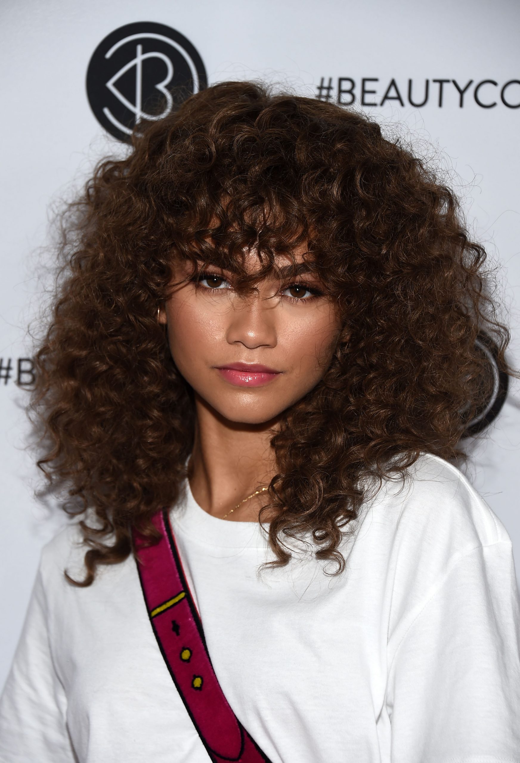 Zendaya met krullen