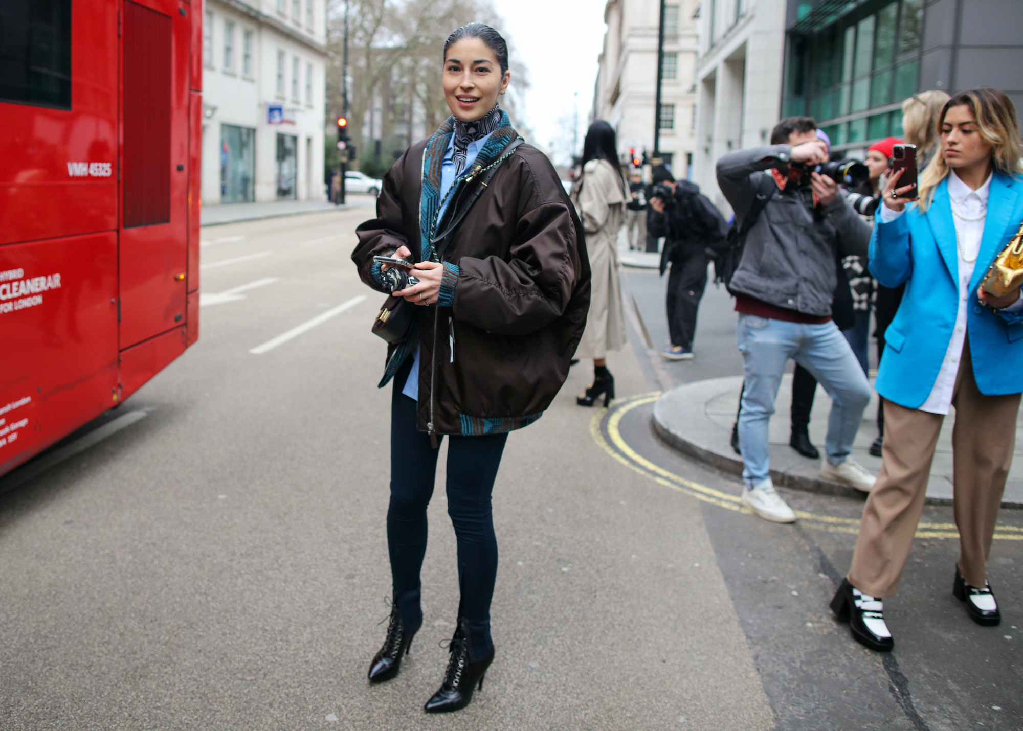 Streetstyle London Fashion Week herfst/winter 2022
