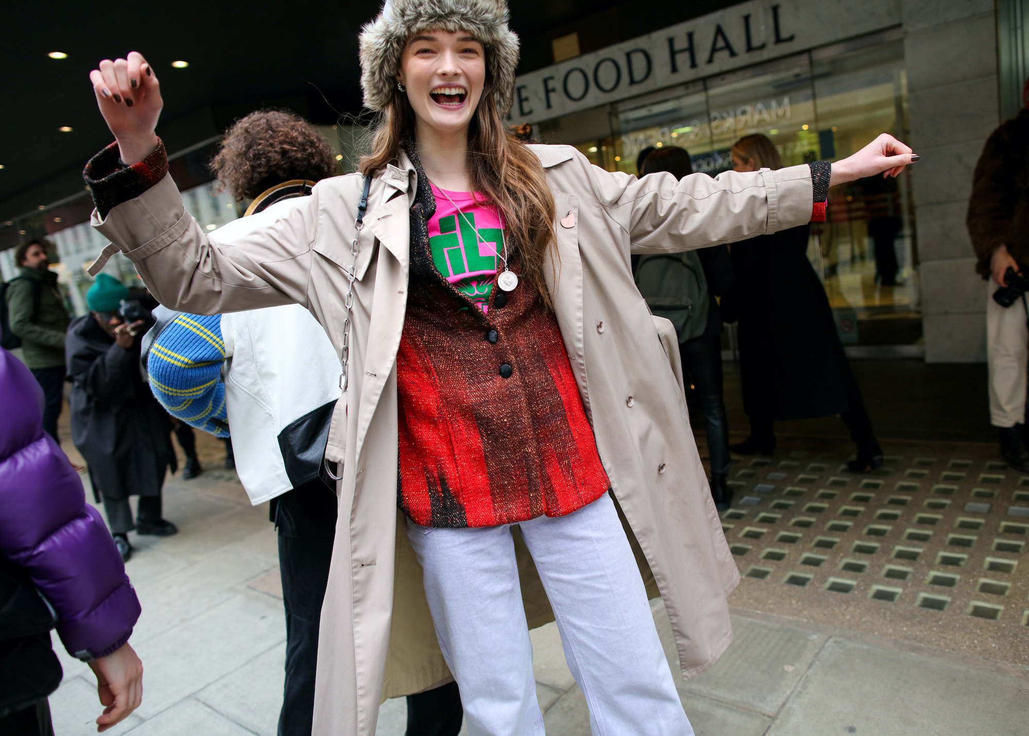 Streetstyle London Fashion Week herfst/winter 2022