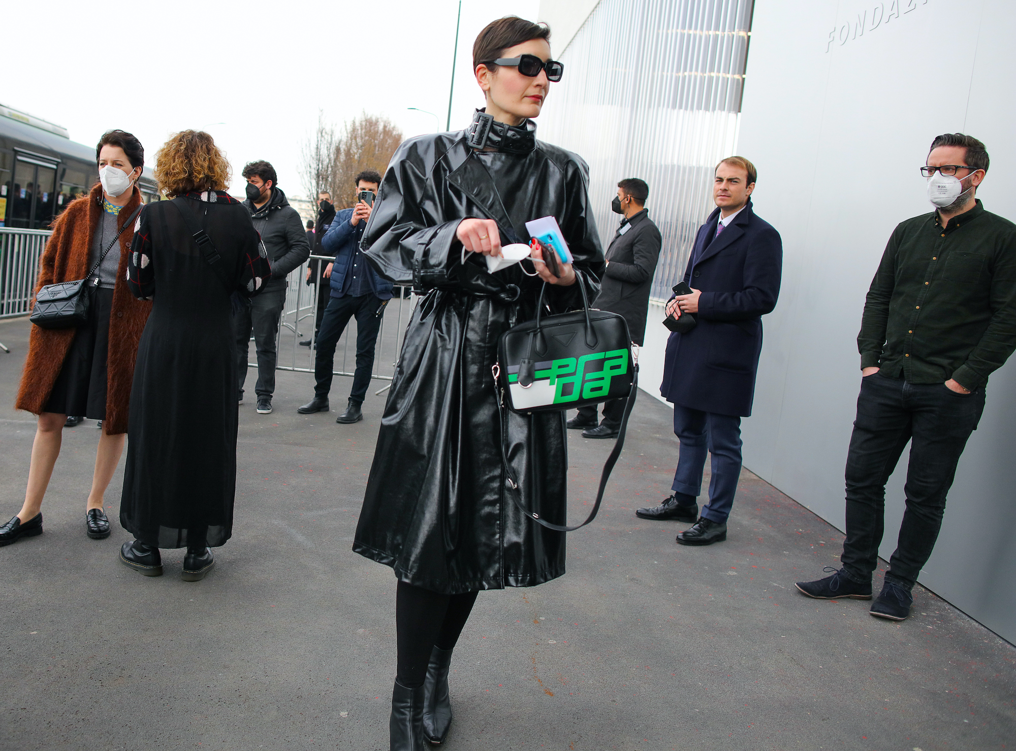 Streetstyle Milan Fashion Week herfst/winter 2022