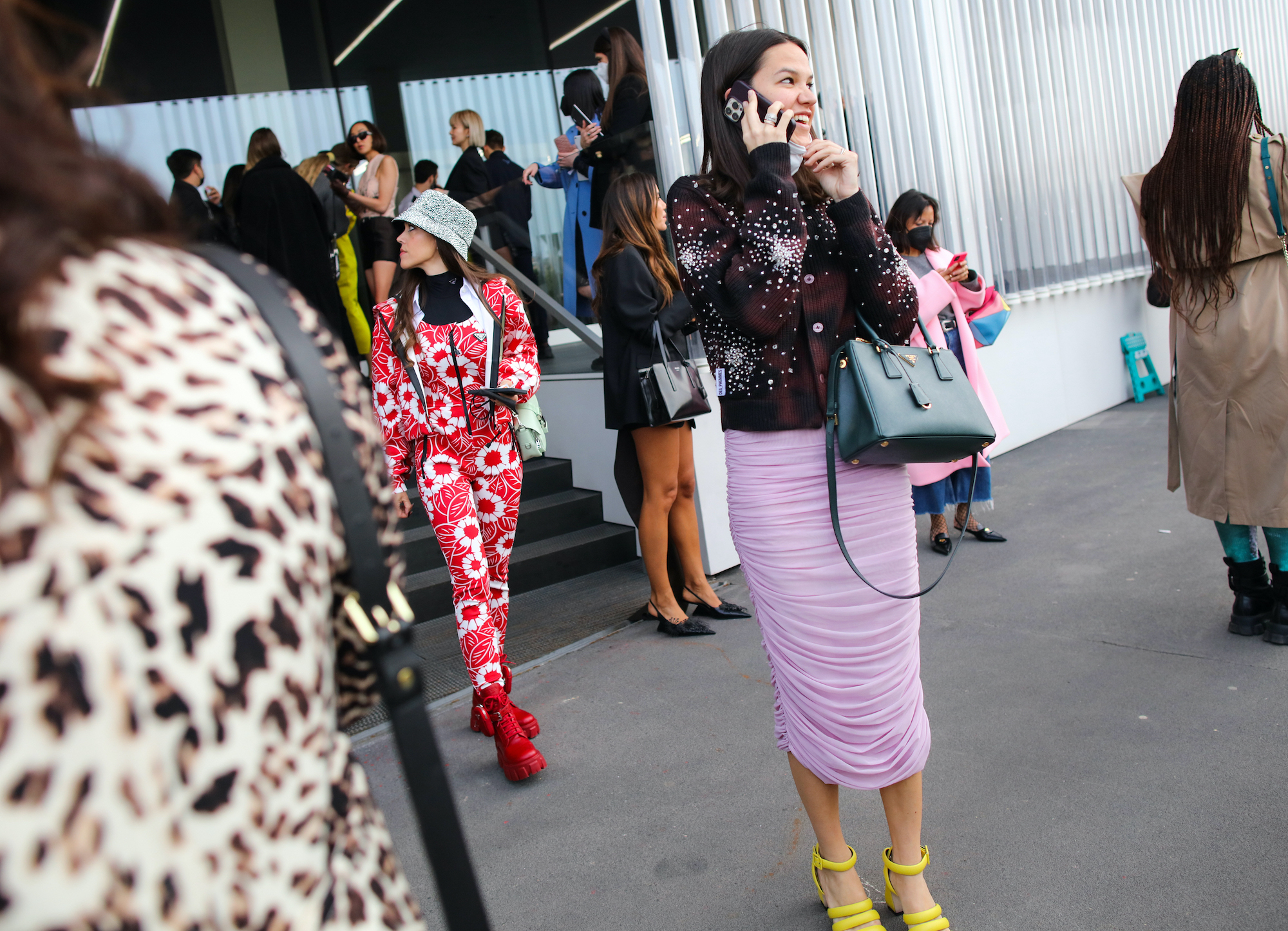 Streetstyle Milan Fashion Week herfst/winter 2022