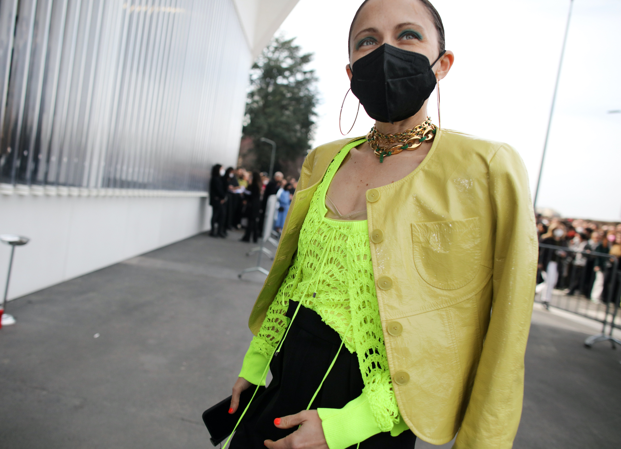 Streetstyle Milan Fashion Week herfst/winter 2022