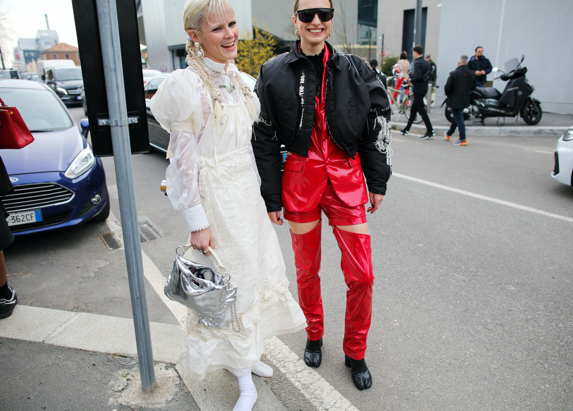 Streetstyle Milan Fashion Week herfst/winter 2022