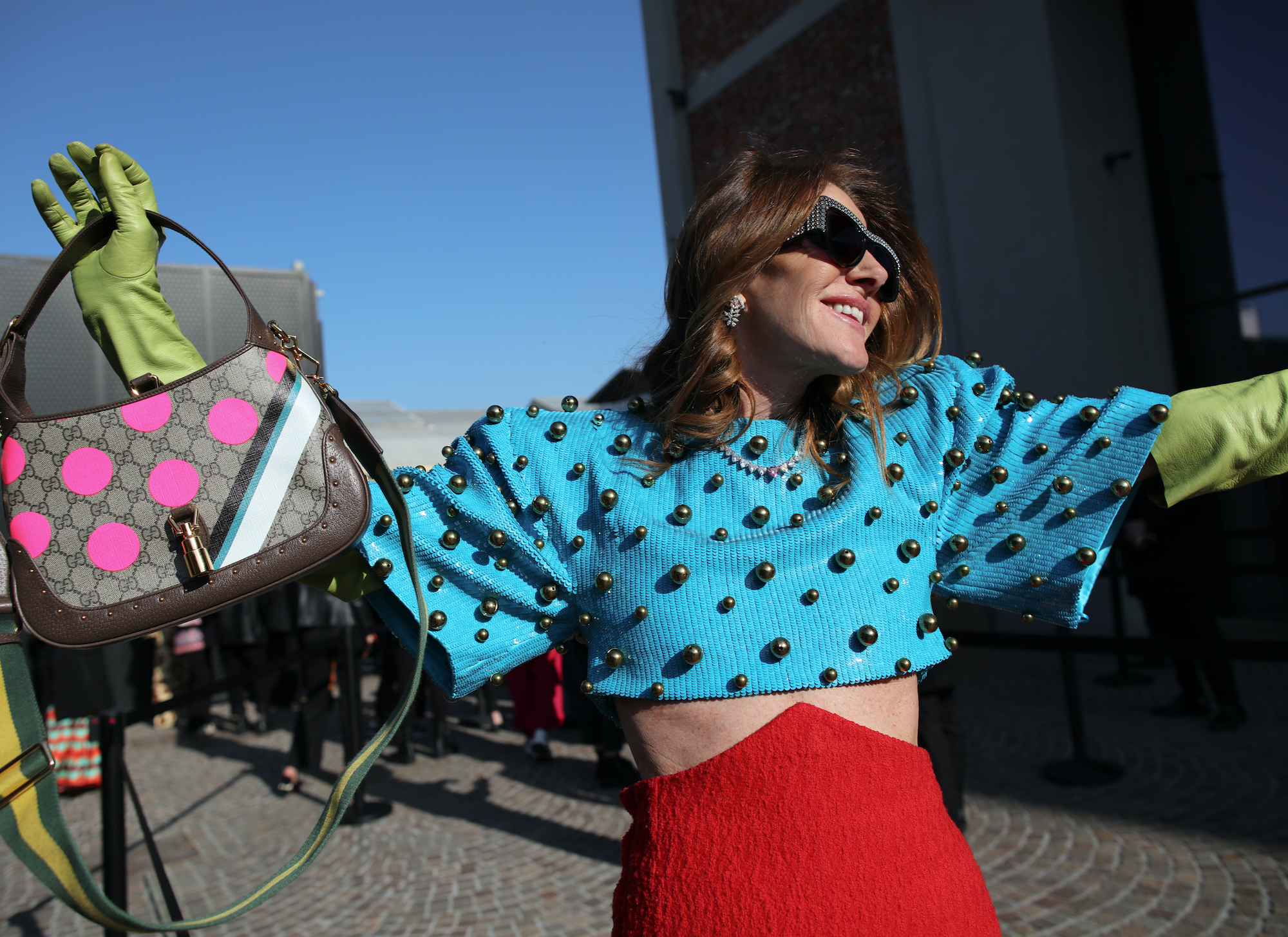 Streetstyle Milan Fashion Week herfst/winter 2022