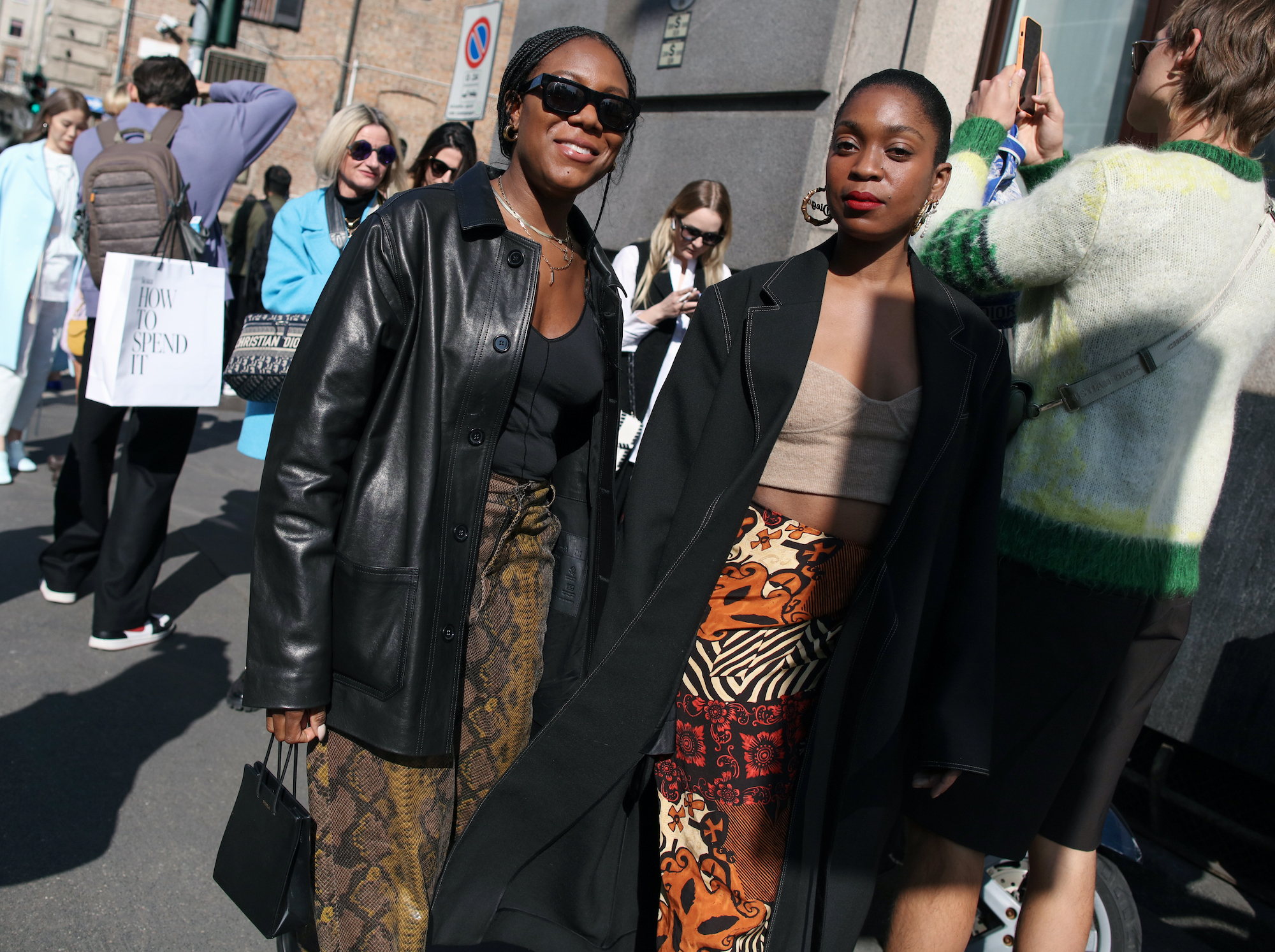 Streetstyle Milan Fashion Week herfst/winter 2022