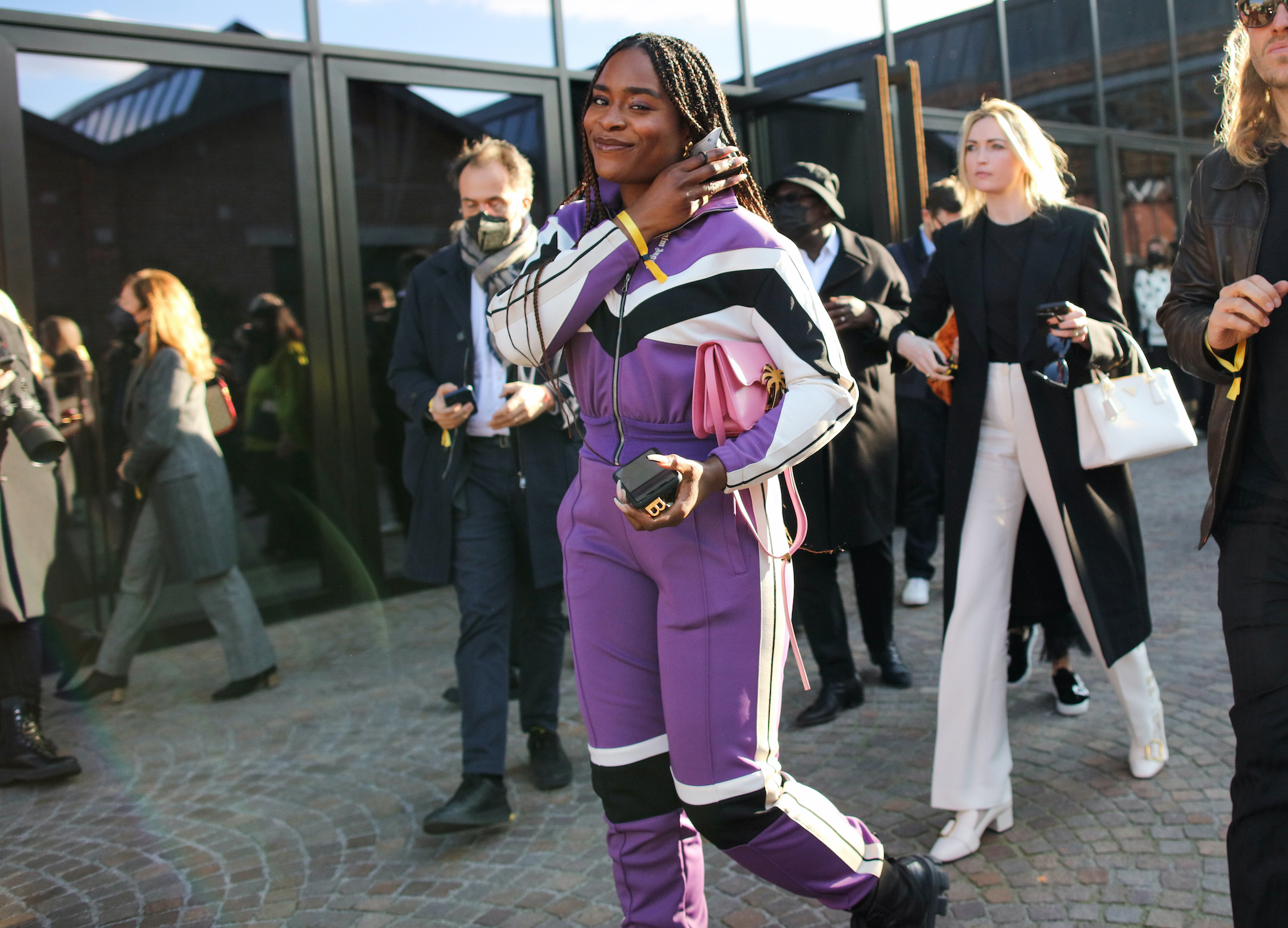 Streetstyle Milan Fashion Week herfst/winter 2022