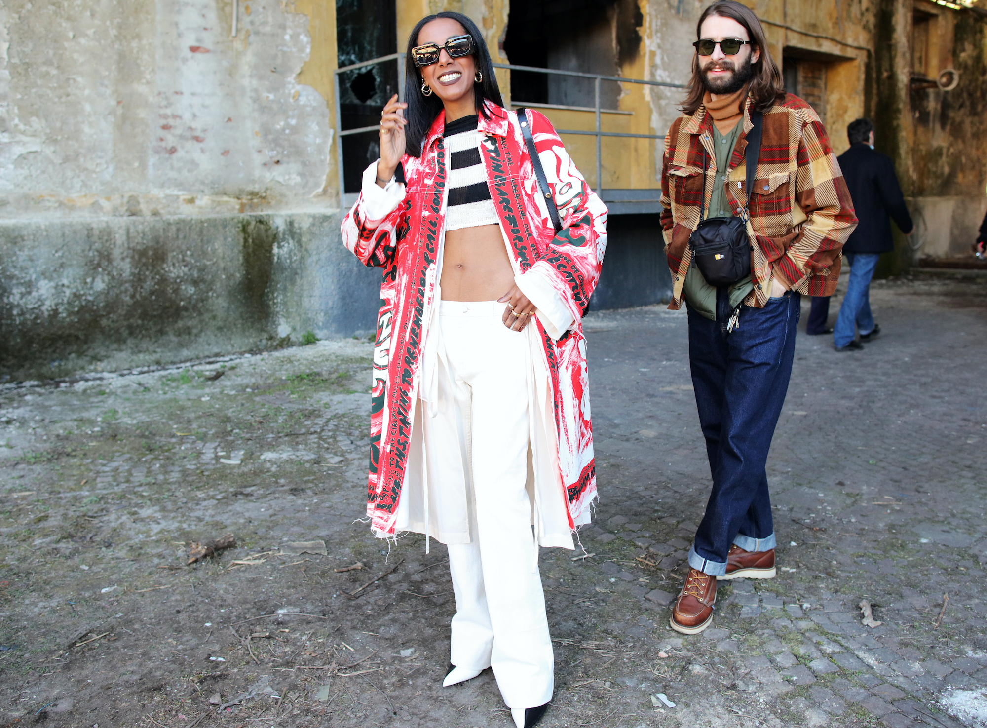 Streetstyle Milan Fashion Week herfst/winter 2022