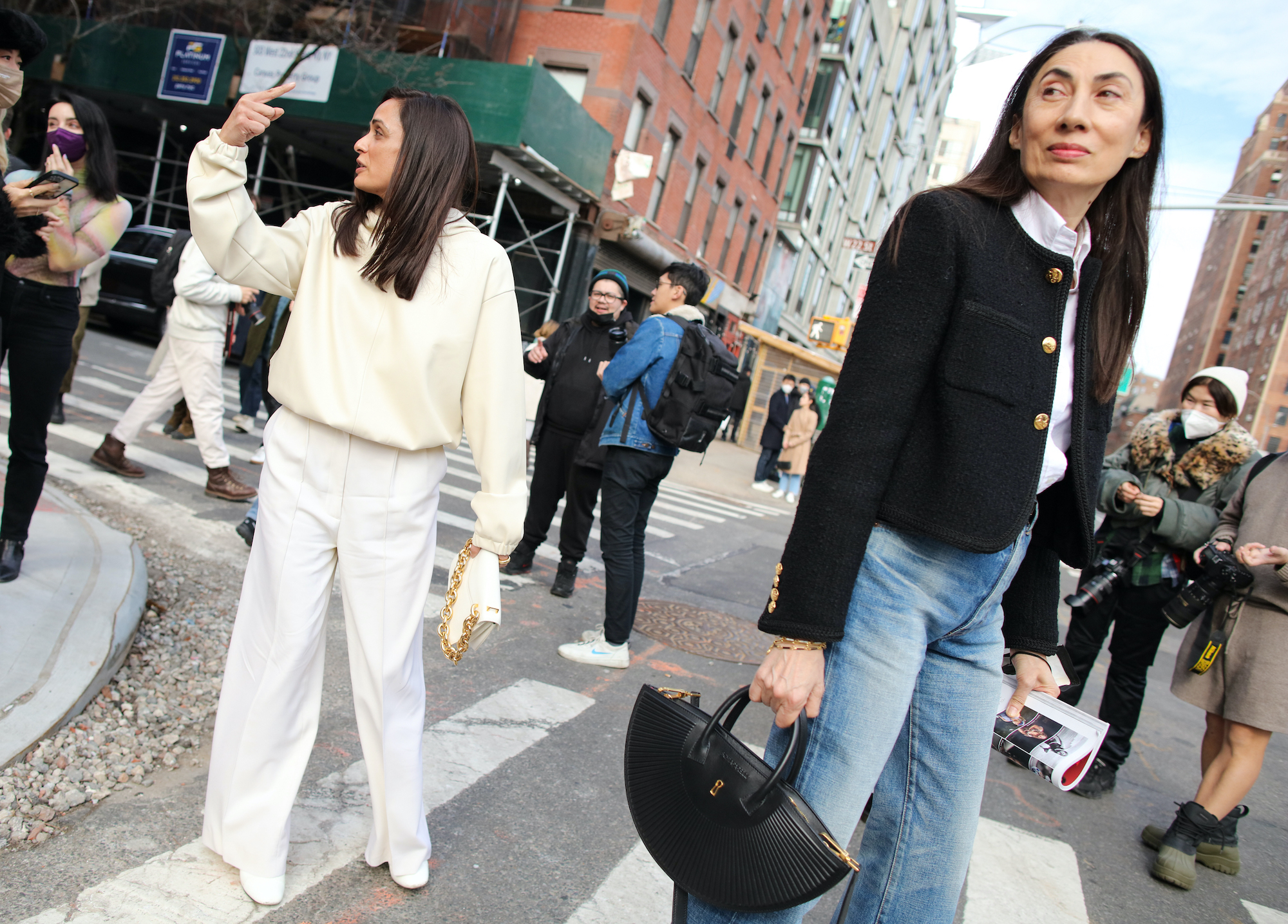 Streetstyle New York Fashion Week herfst/winter 2022