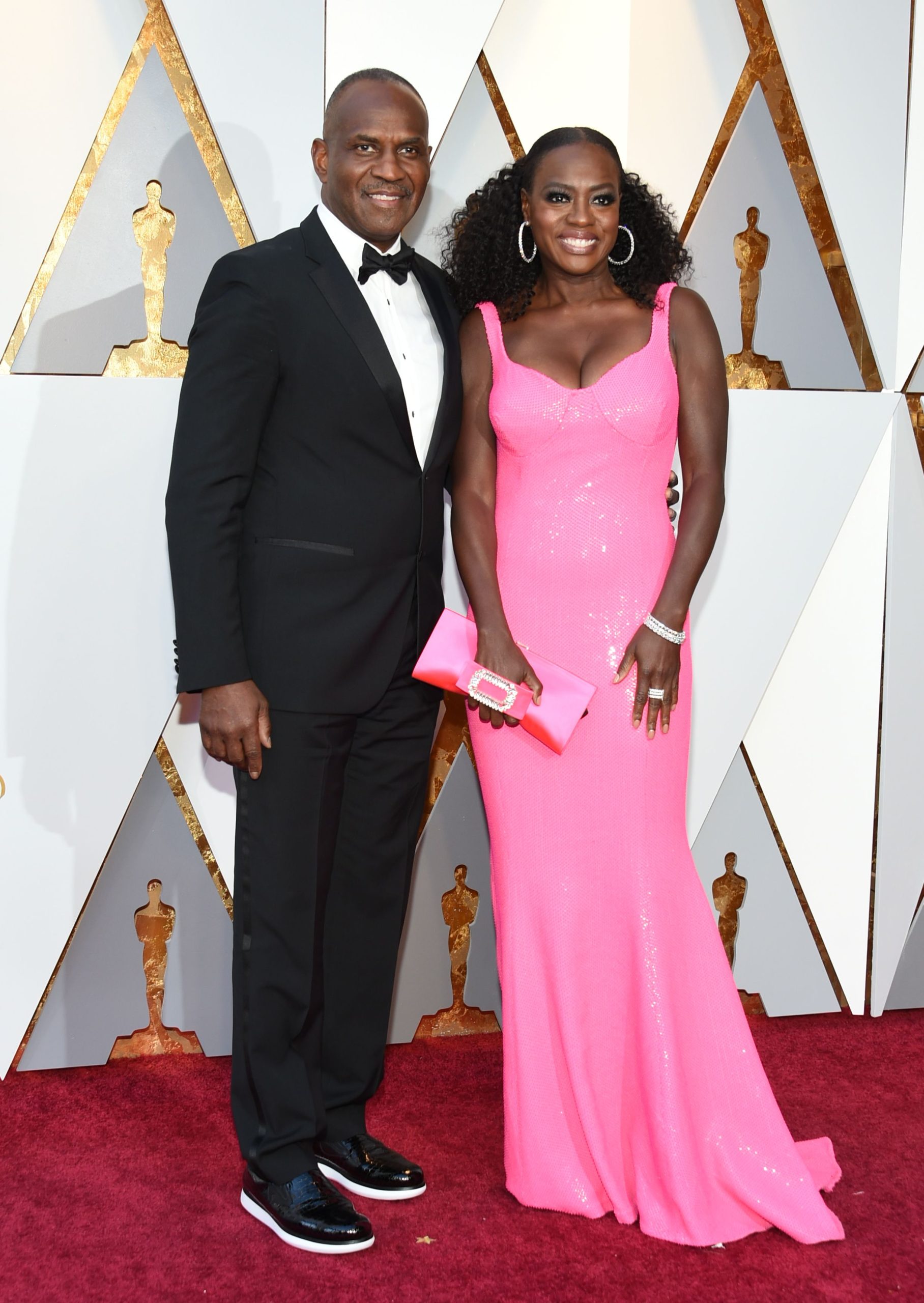 Julius Tennon en Viola Davis, 2018