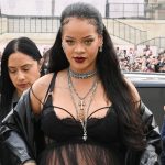 Rihanna bij de Dior-show in Parijs
