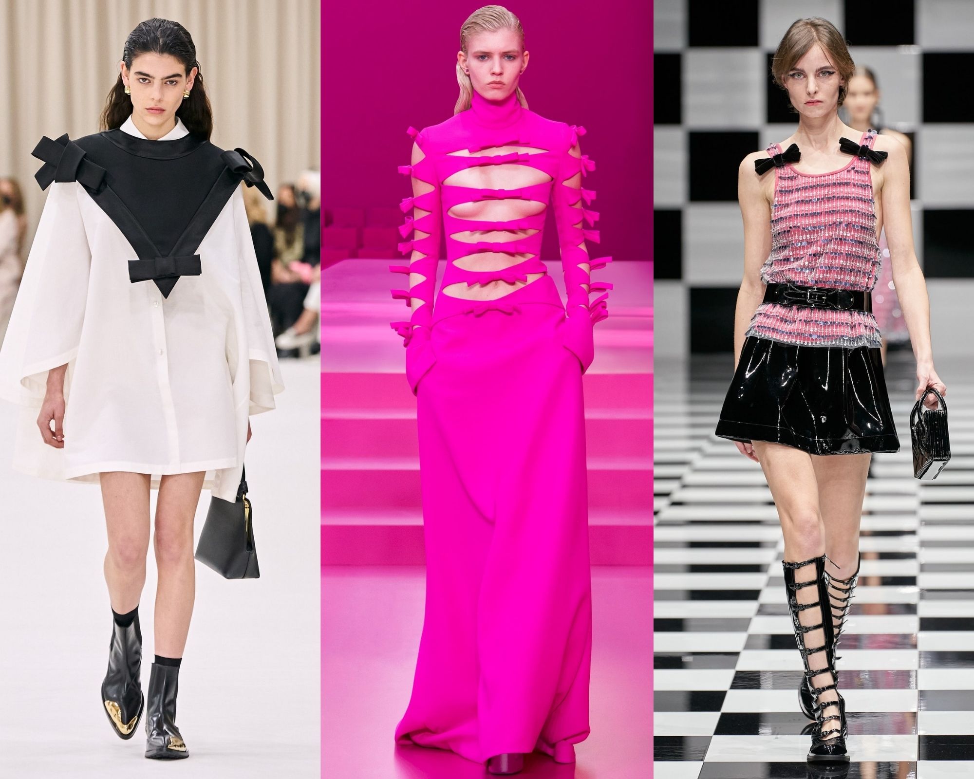 Trend strik erom, retro stijl