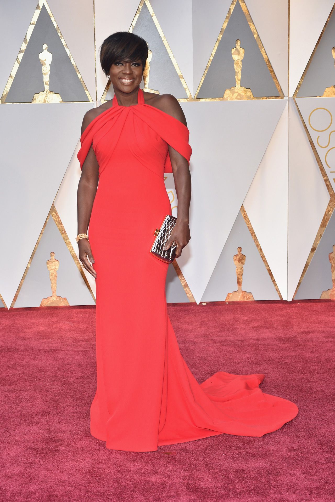 Viola Davis tijdens de Oscars 2017