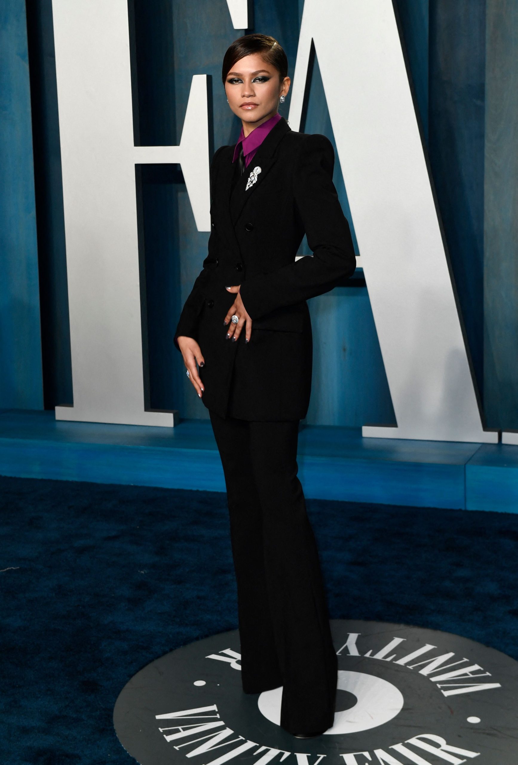 Zendaya bij de Oscars 2022 afterparty