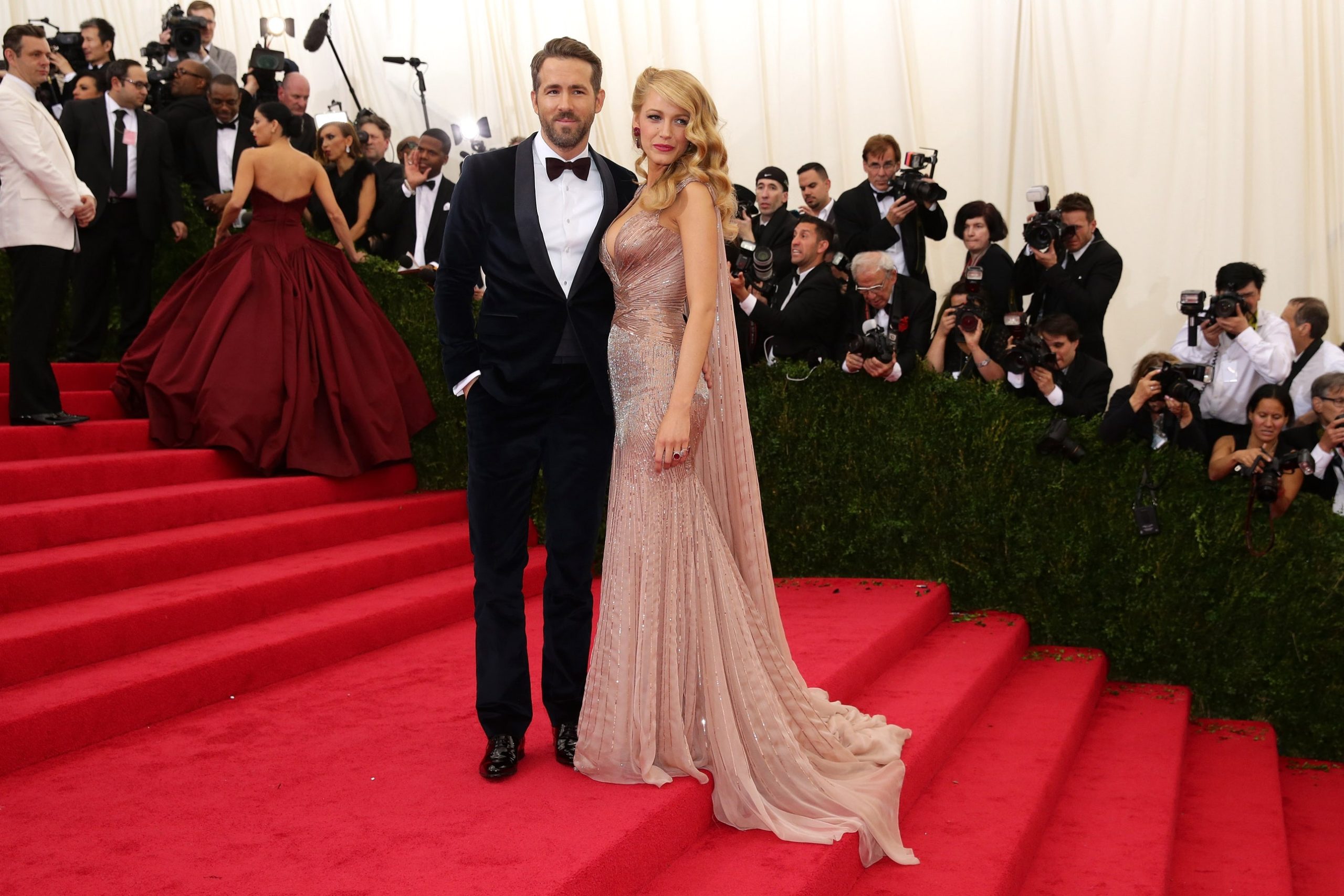 Blake Lively tijdens het Met Gala in 2014