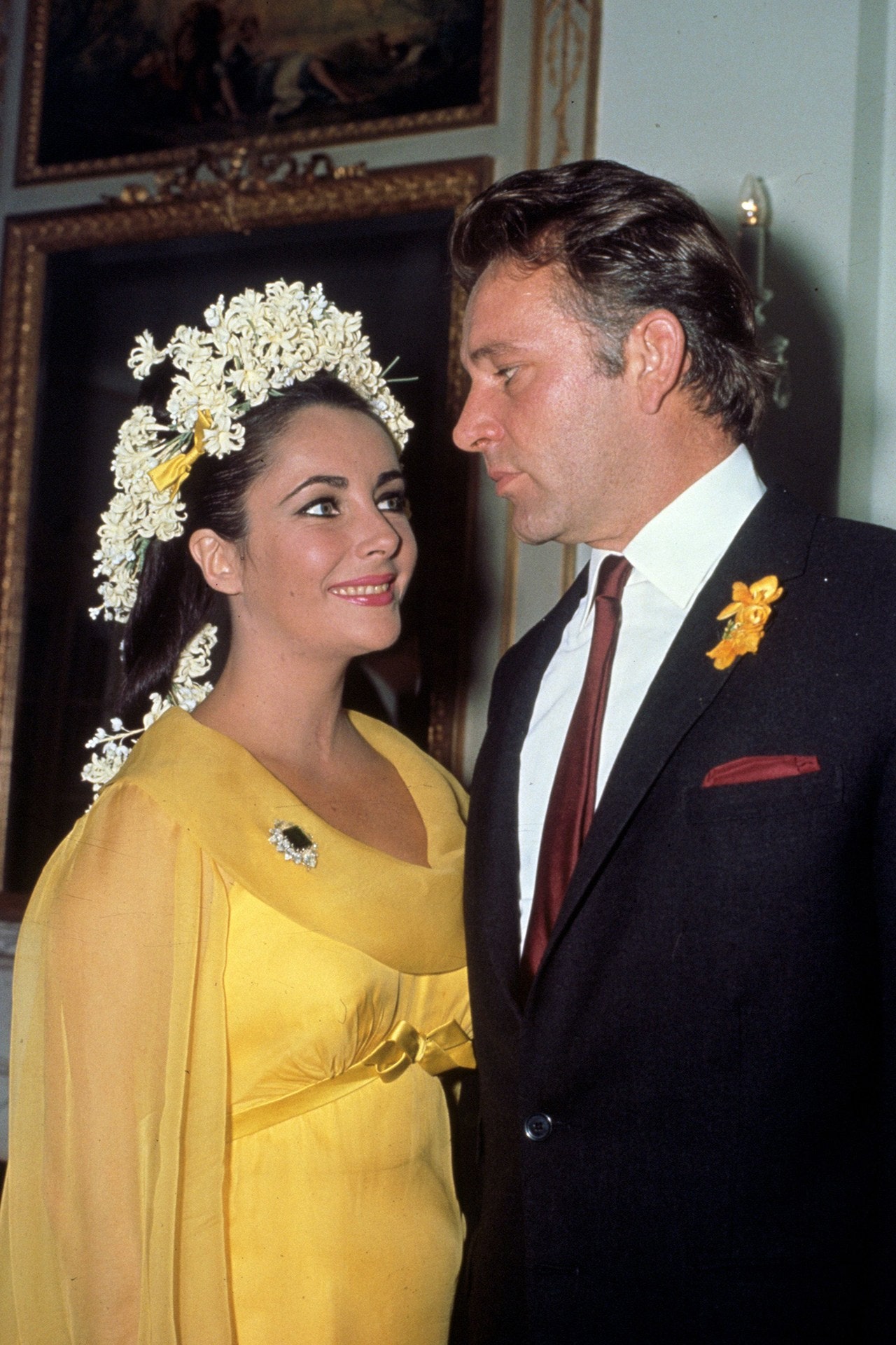 Elizabeth Taylor op haar bruiloft