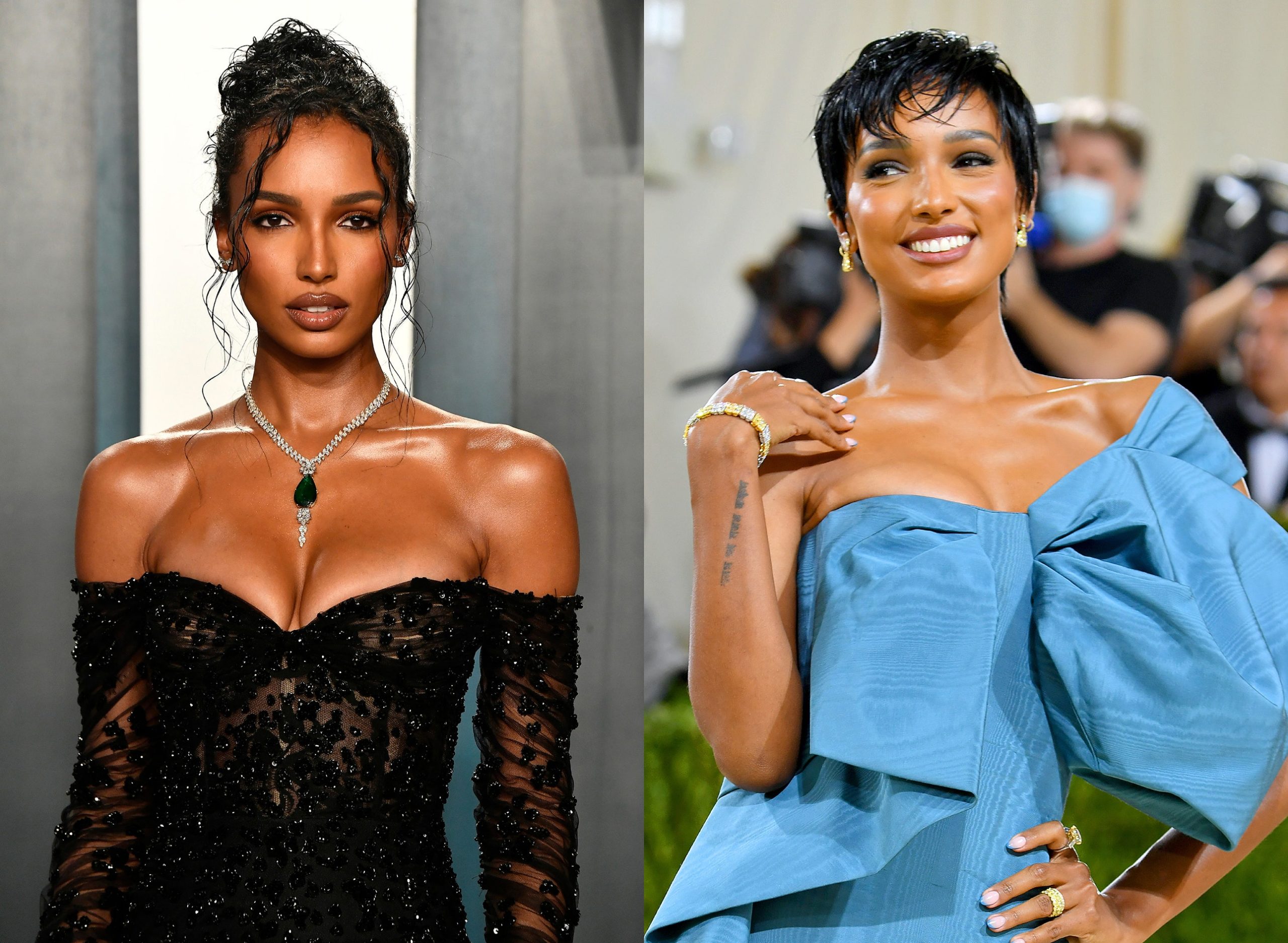 Jasmine Tookes' Met Gala beautytransformatie