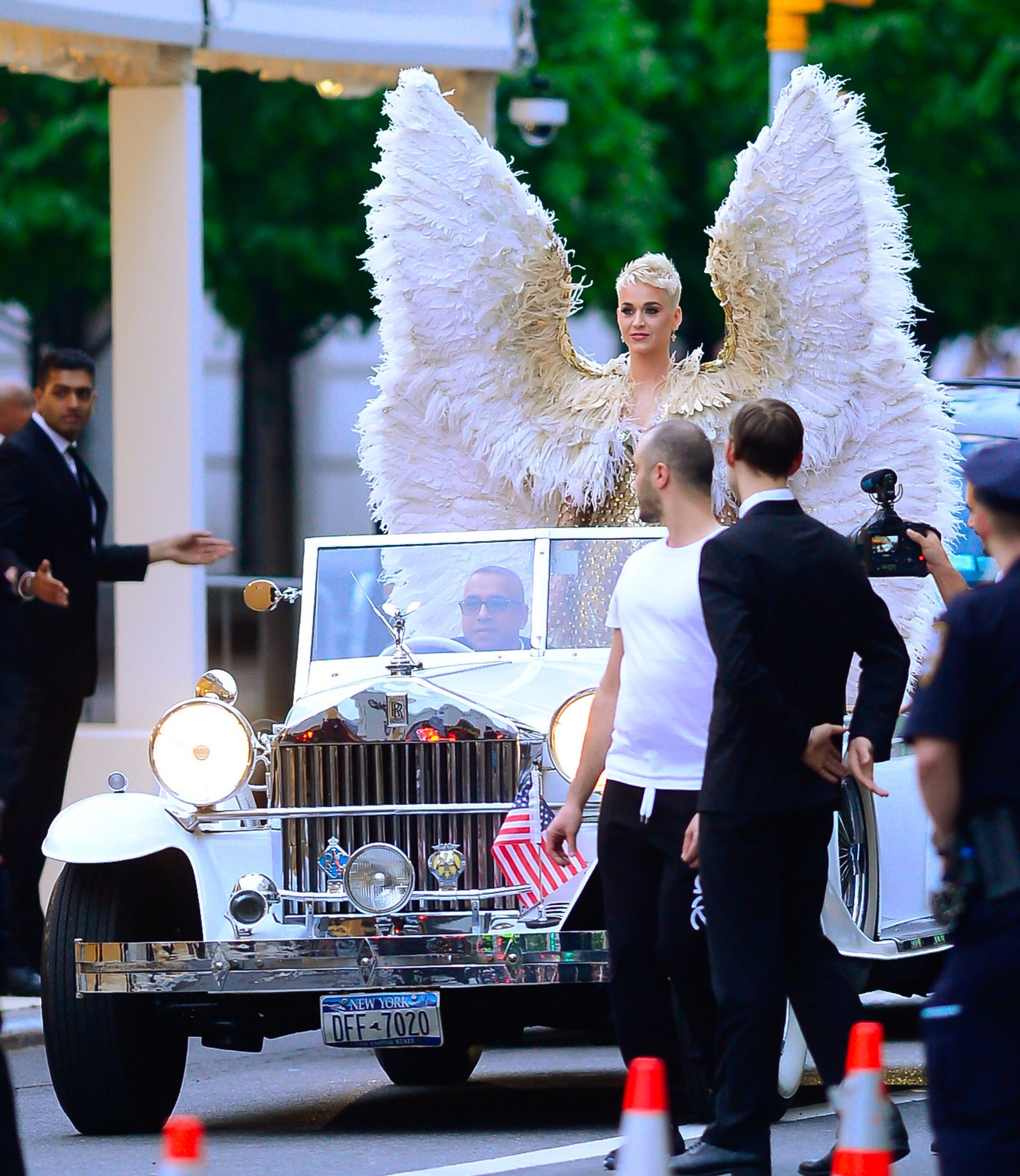 Katy Perry tijdens het Met Gala in 2018