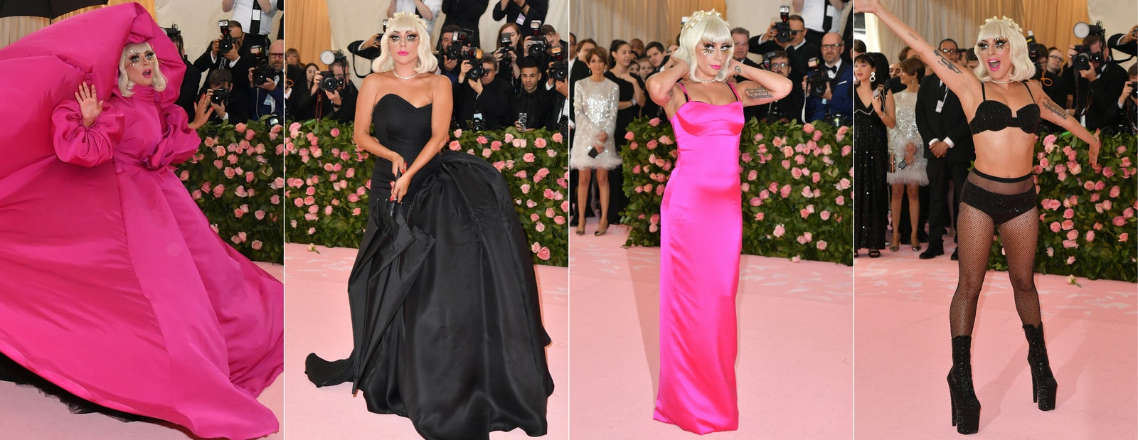 Lady Gaga tijdens het Met Gala in 2019