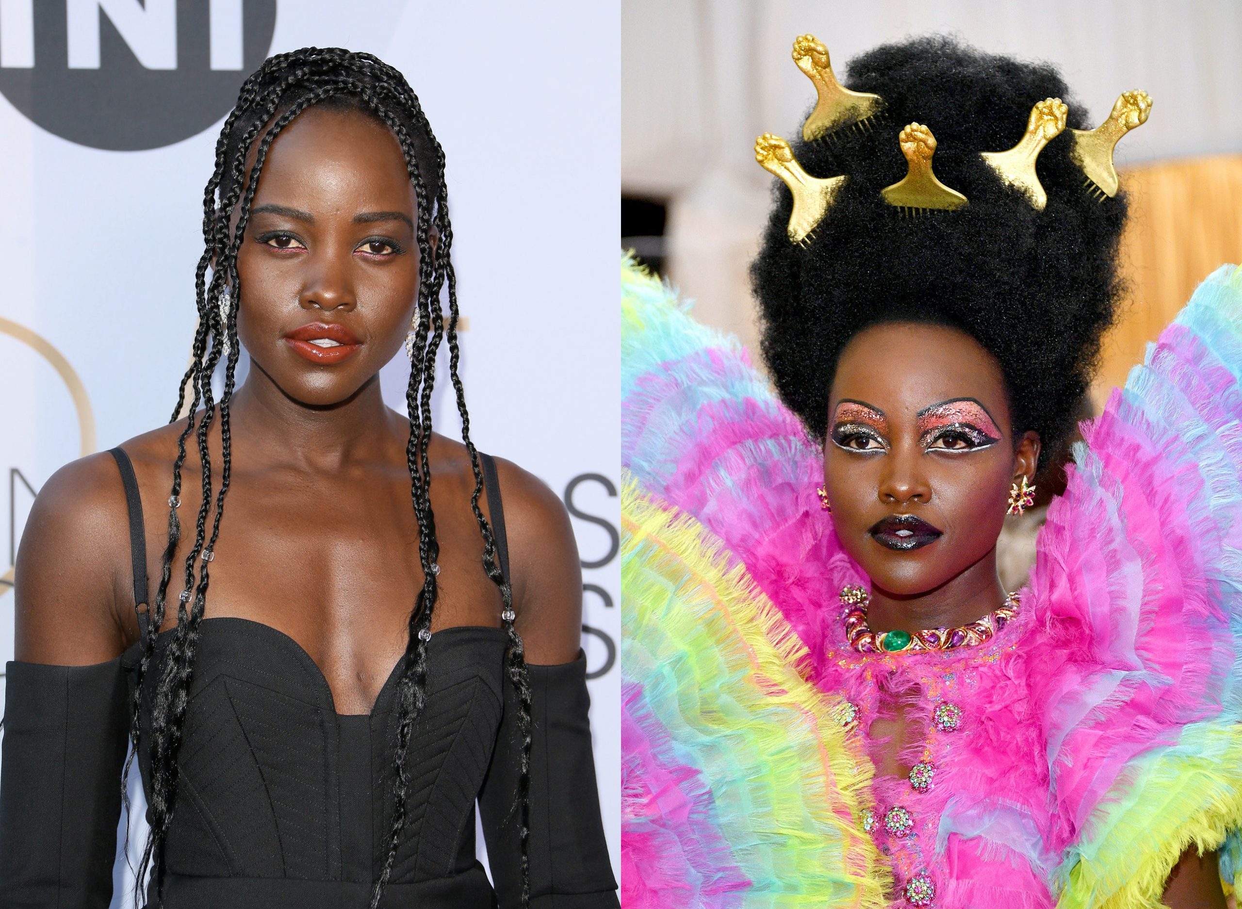 Lupita Nyong'o's Met Gala beautytransformatie