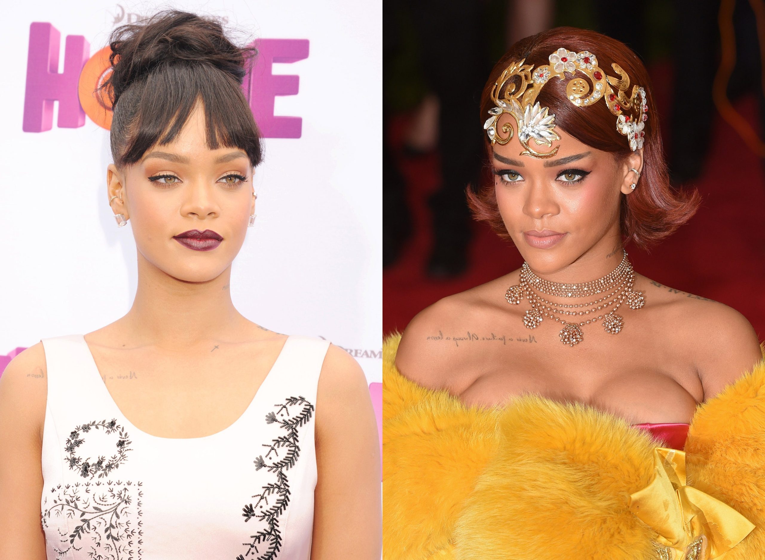 Rihanna's Met Gala beautytransformatie