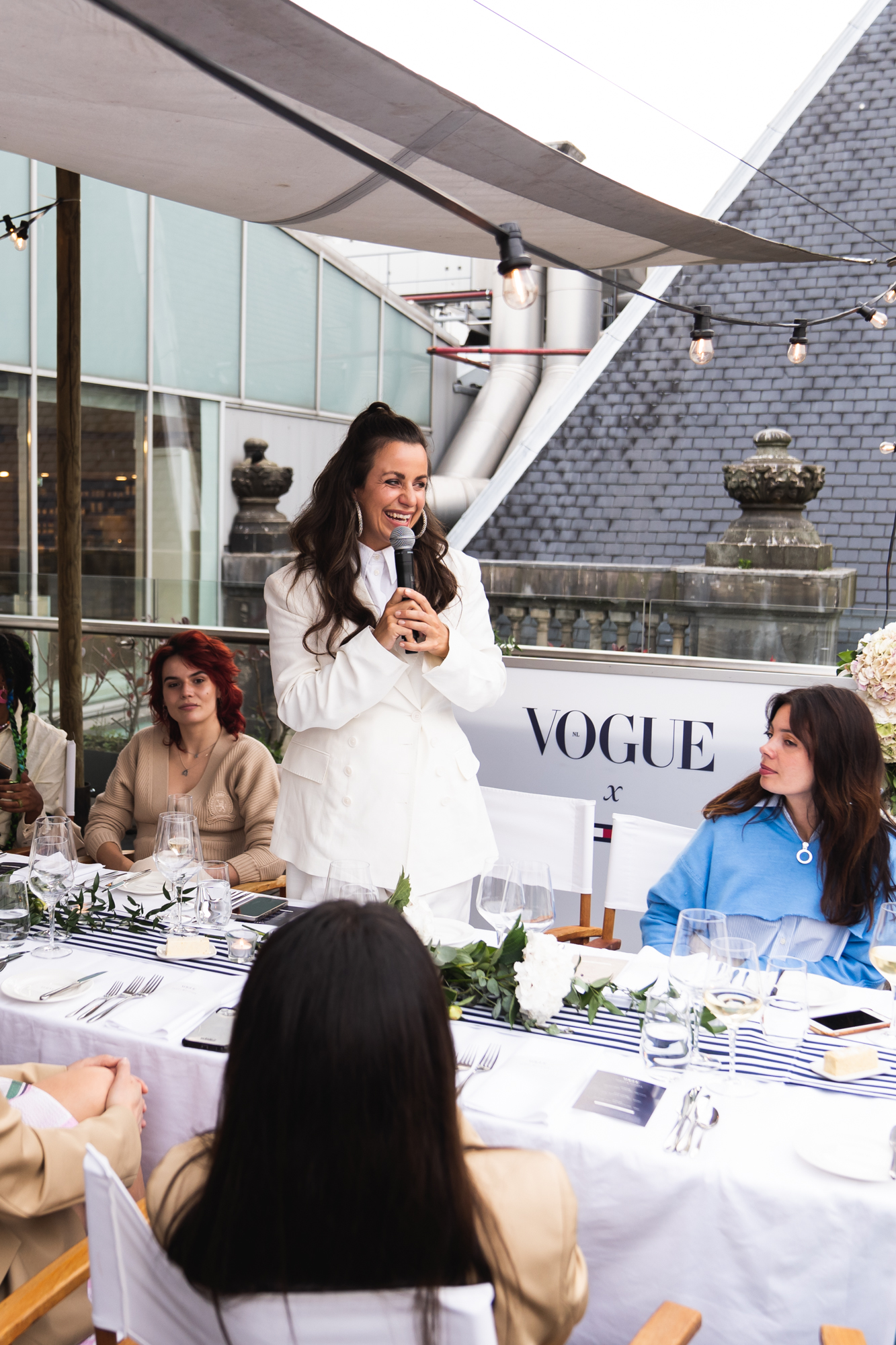 De highlights van het Vogue x Tommy Hilfiger rooftop diner -