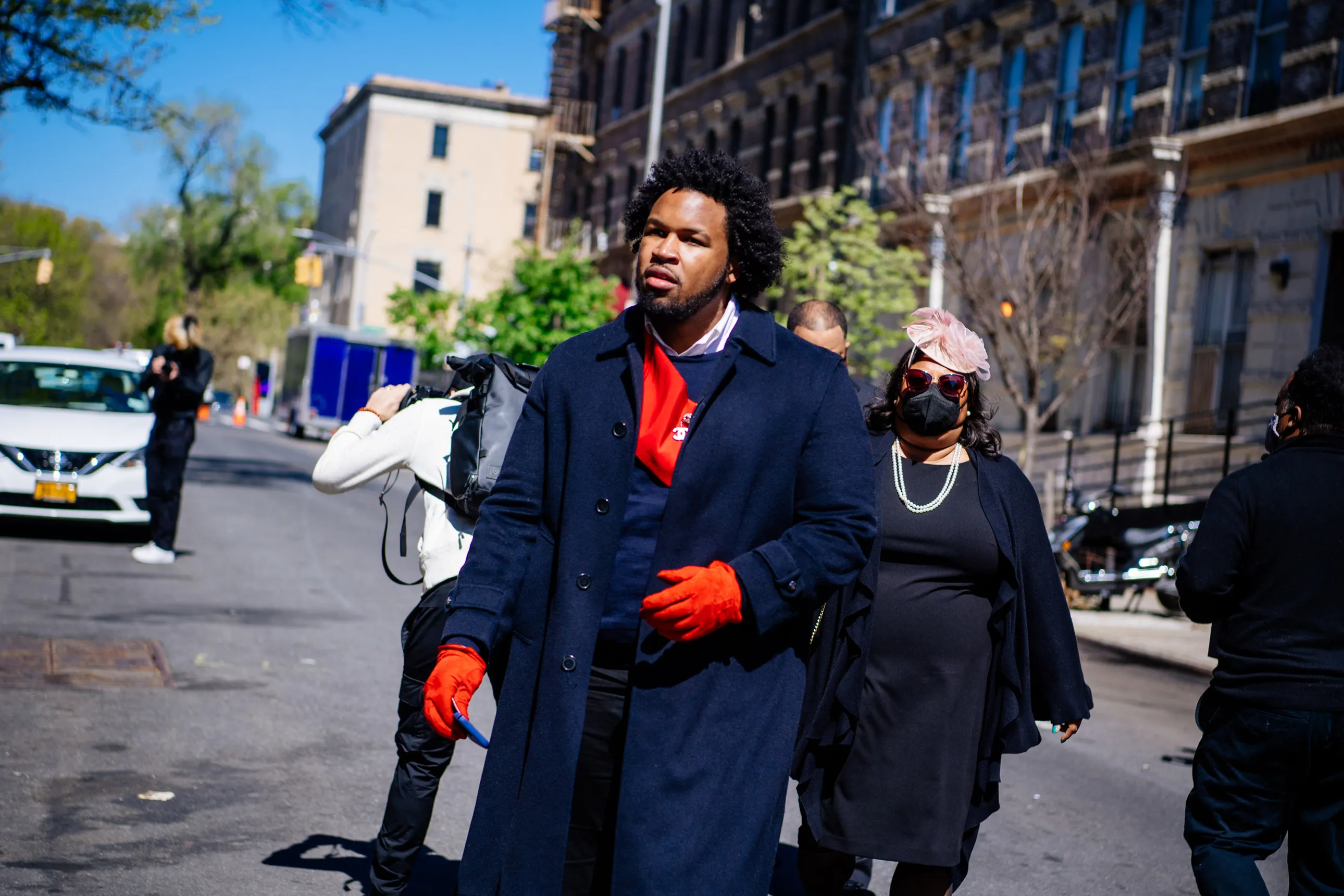 Een gast bij de herdenking van Talley