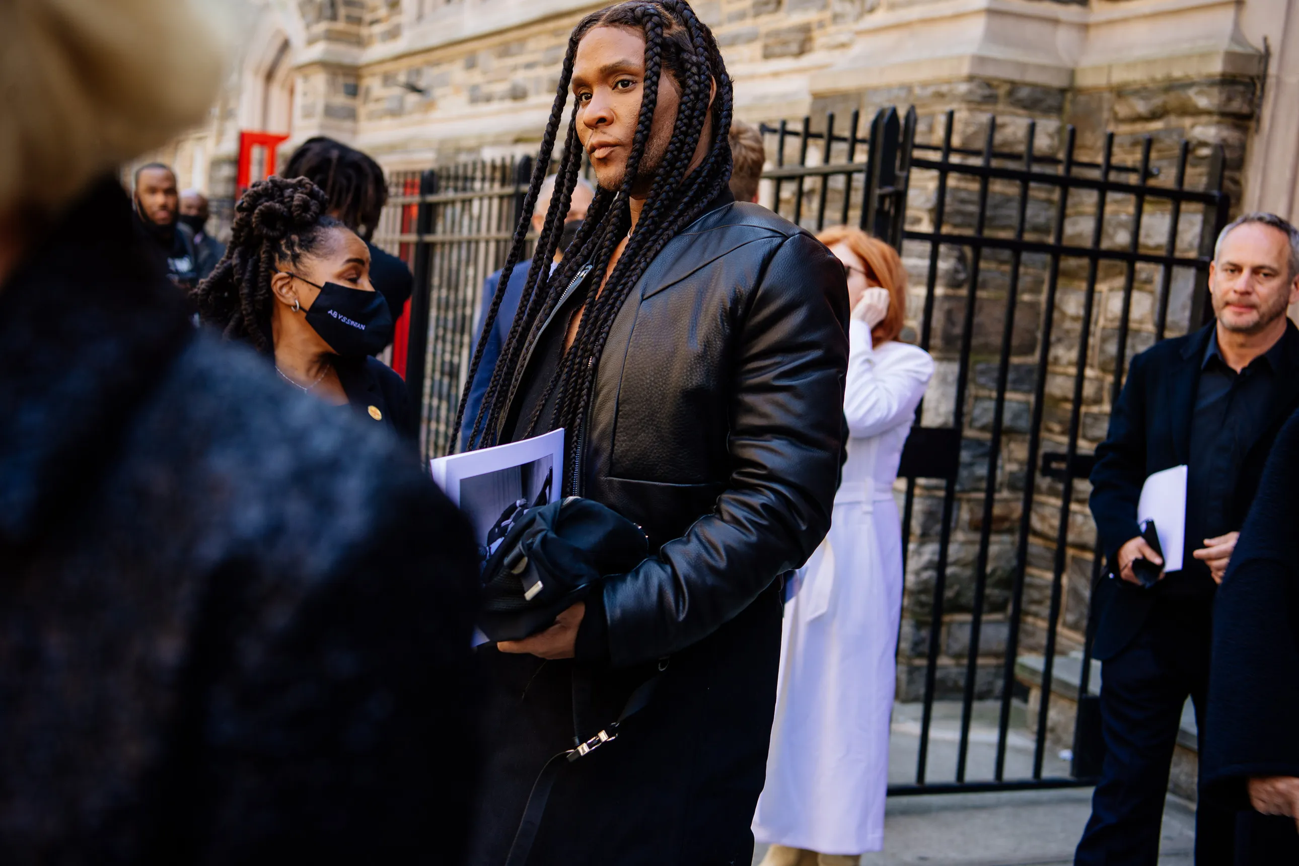 Een gast bij de herdenking van Talley