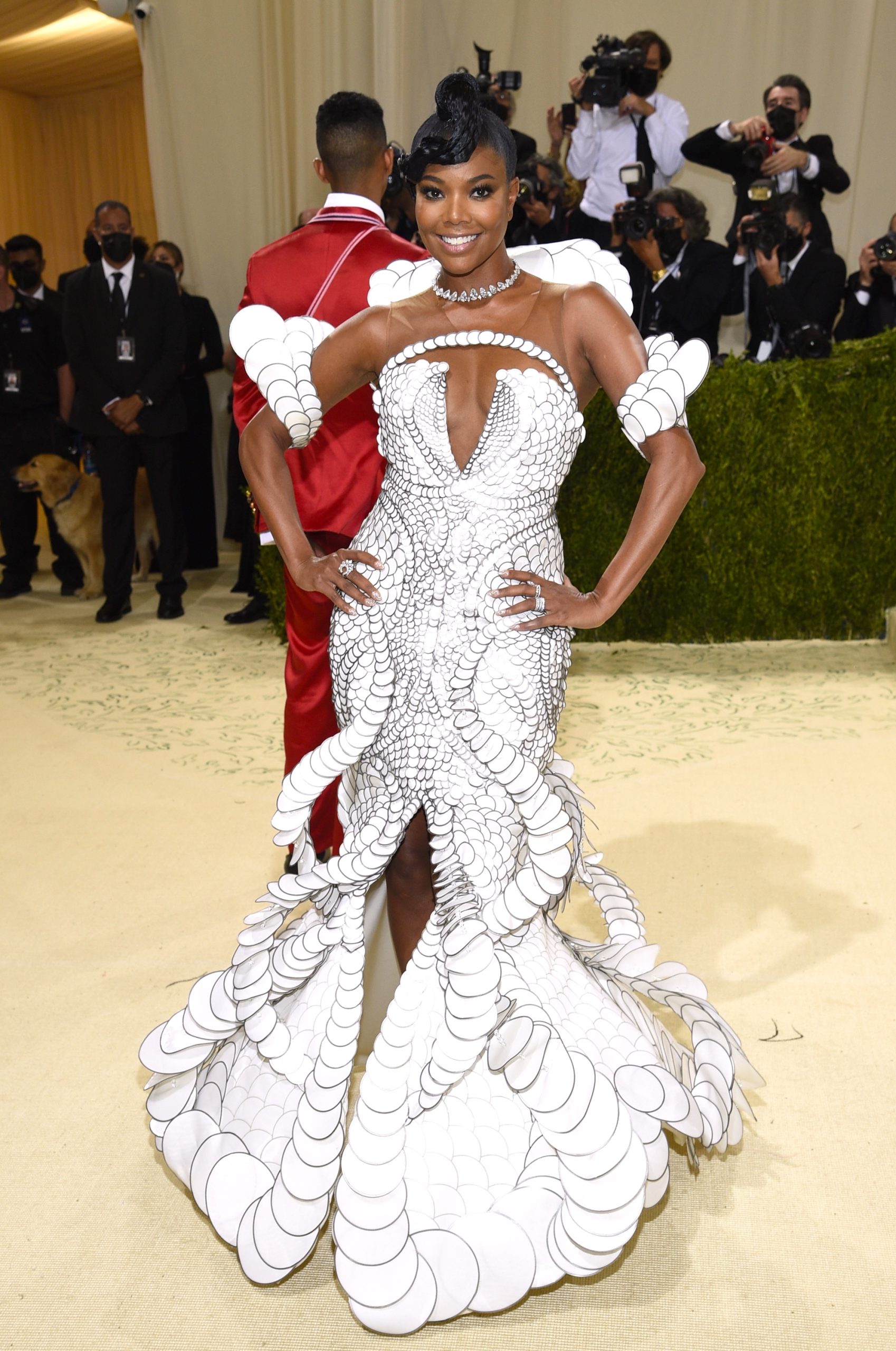 Gabrielle Union tijdens het Met Gala van 2021