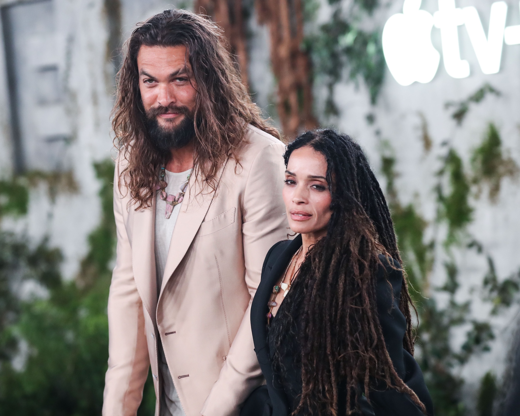 Jason Momoa en Lisa Bonet in 2019