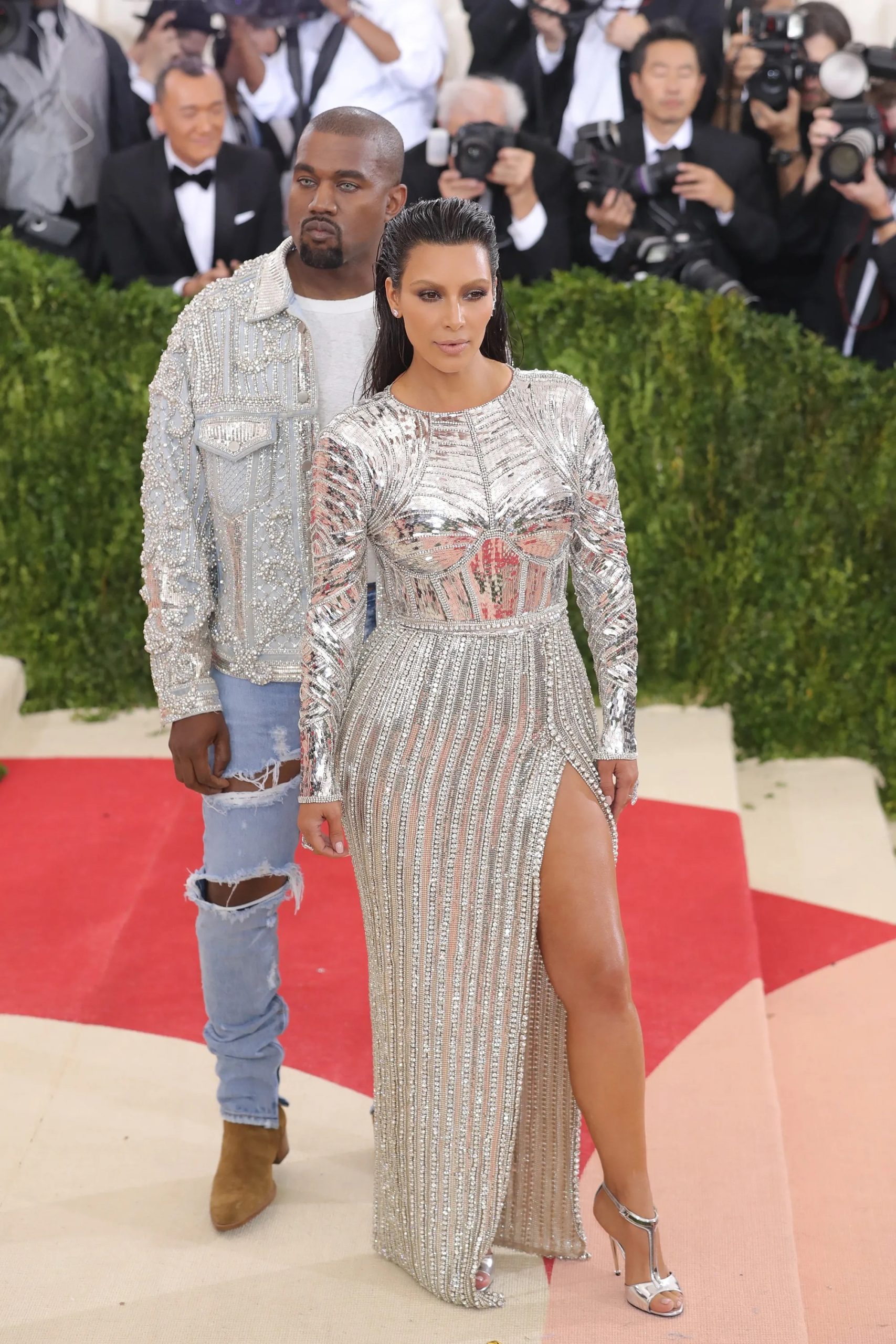 Kanye West en Kim Kardashian