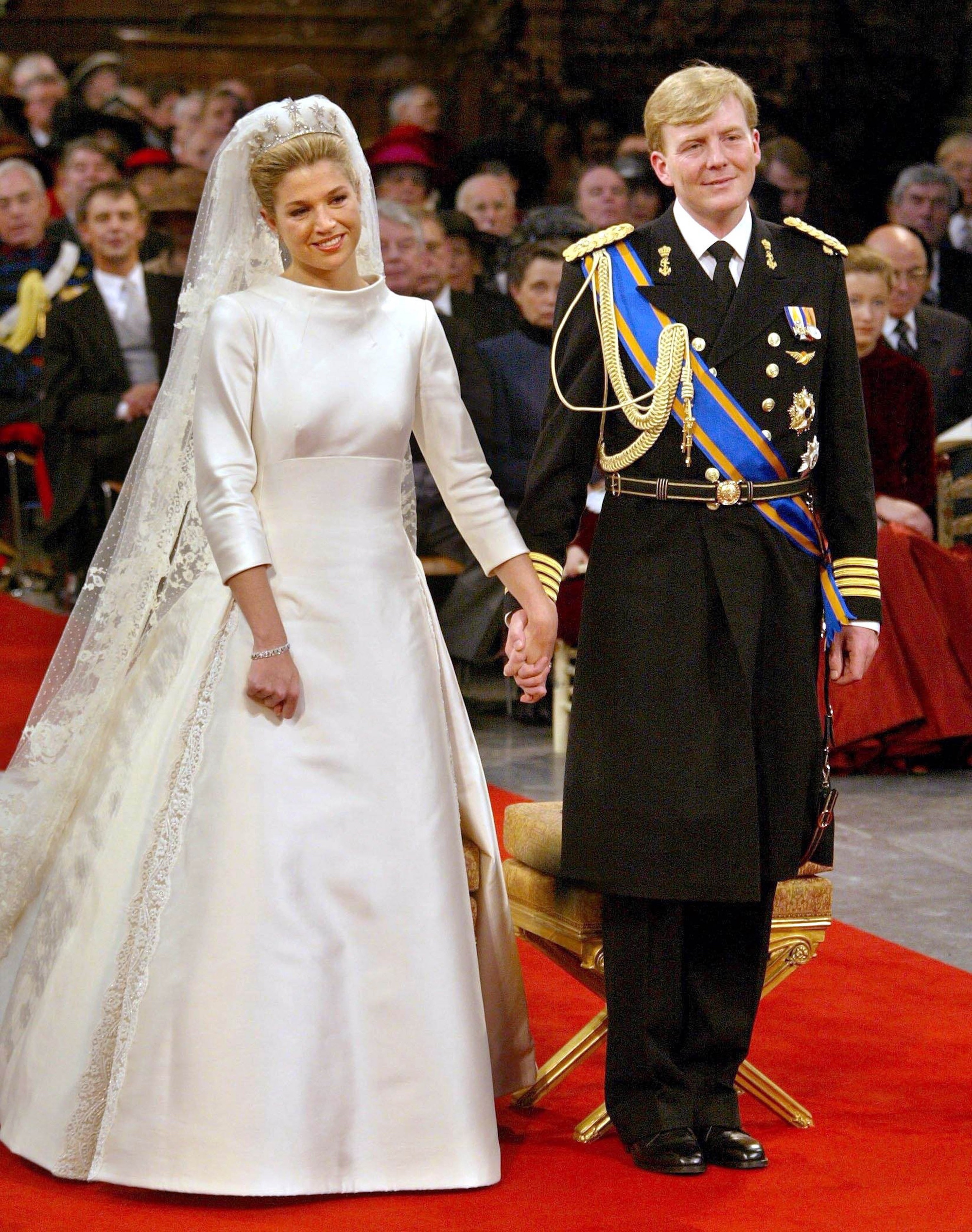 Máxima in haar trouwjurk van Valentino