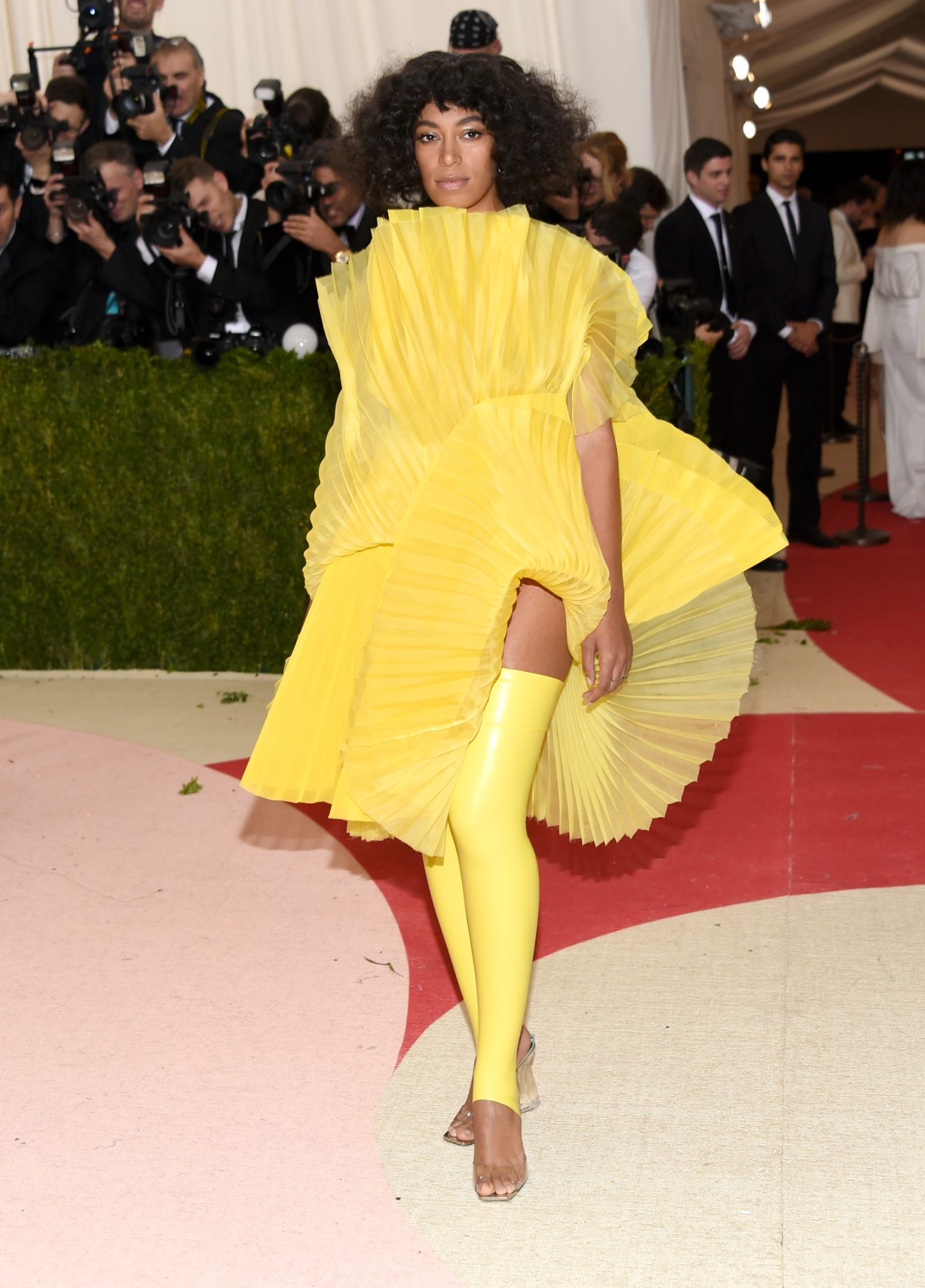 Solange Knowles tijdens het Met Gala van 2016