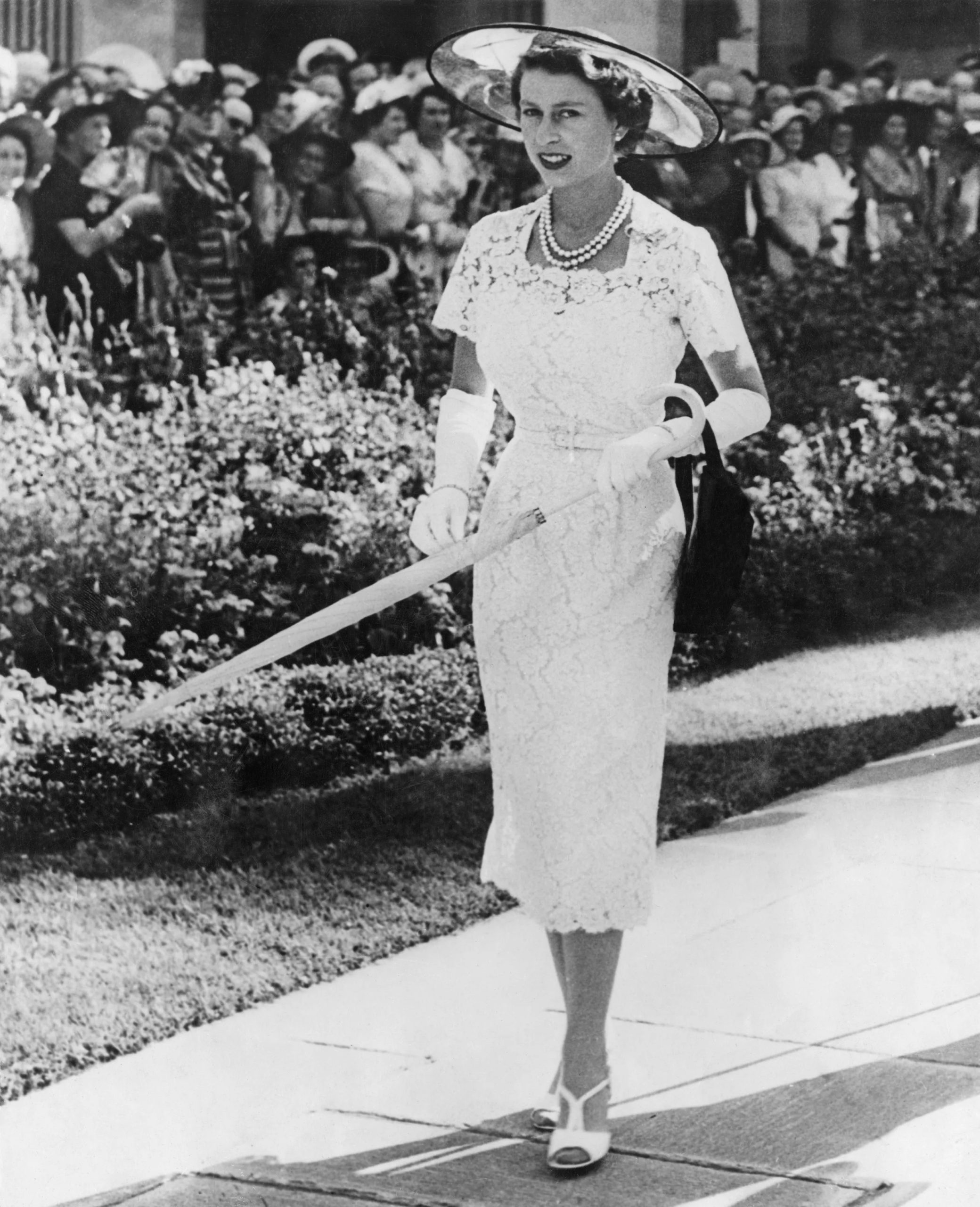 Koningin Elizabeth in 1954