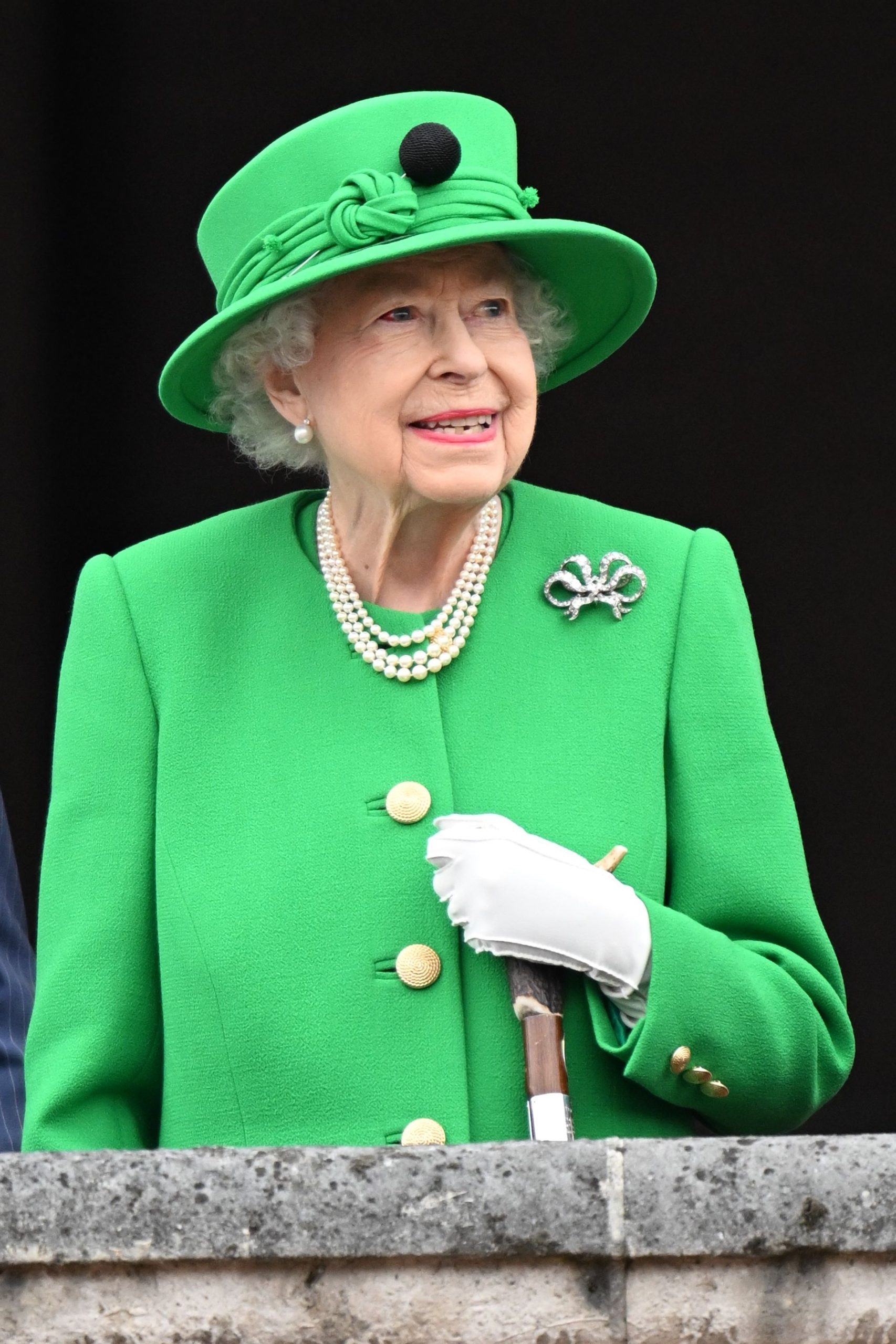 Koningin Elizabeth in Stewart Parvin
