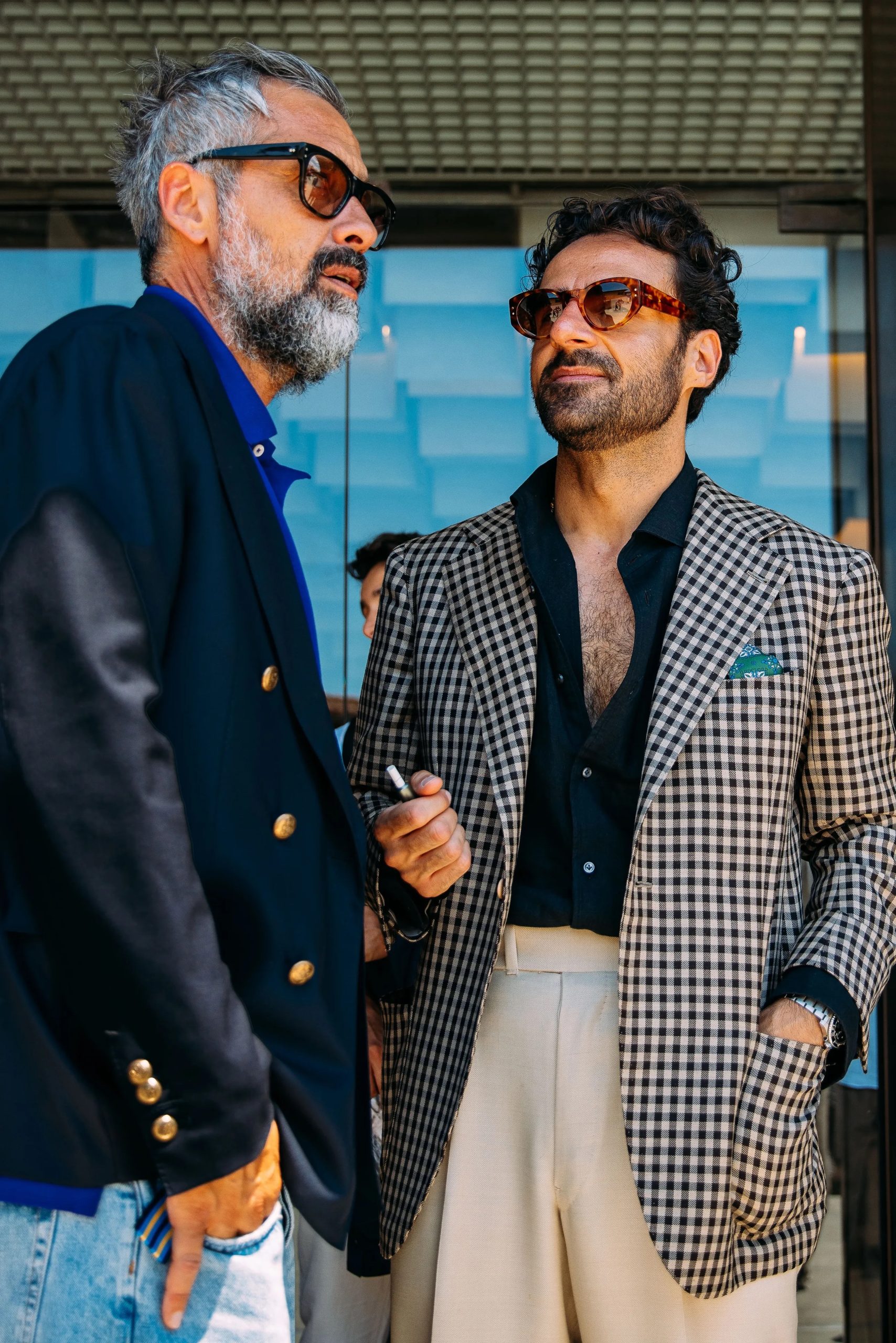 Streetstyle Pitti Uomo lente 2023