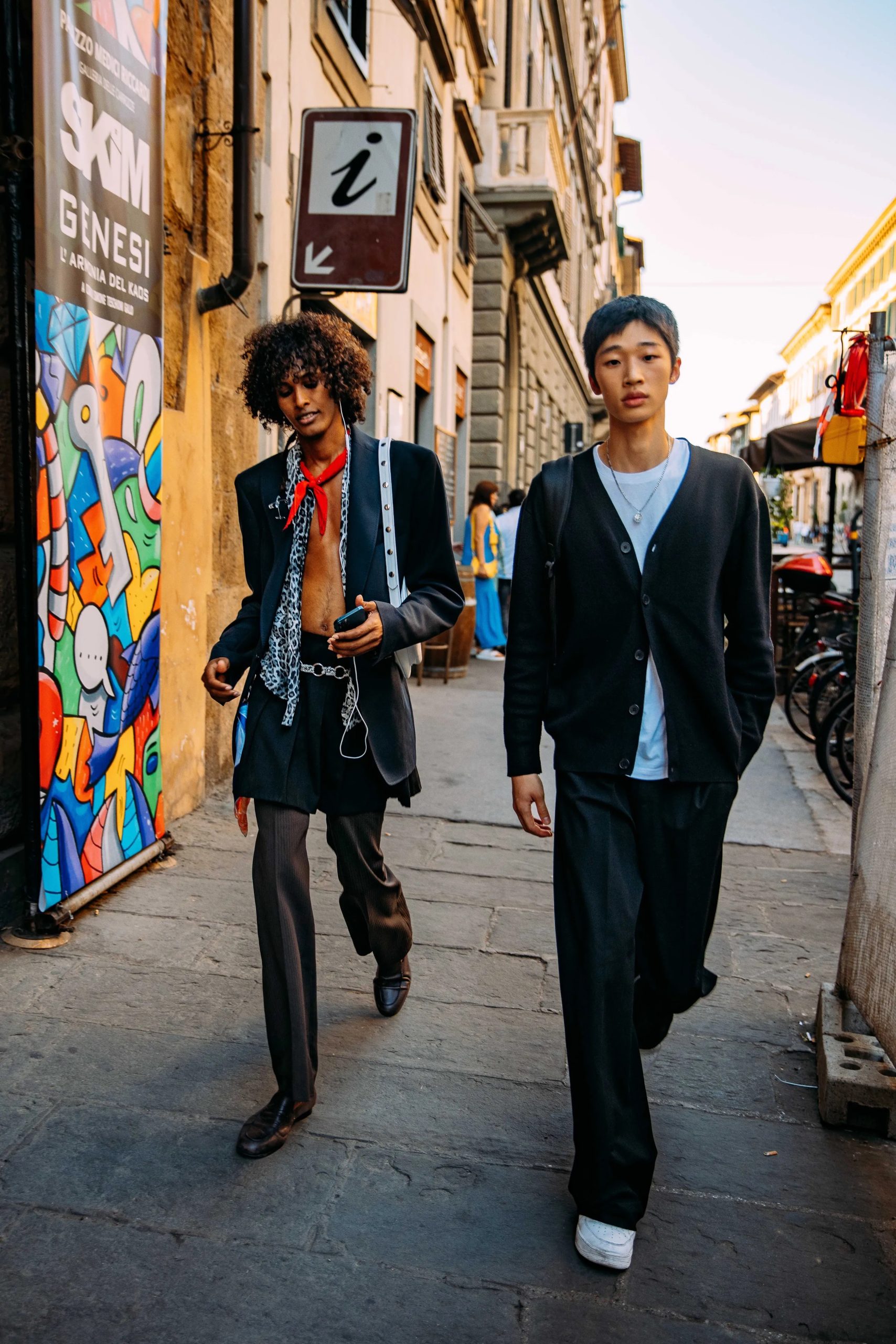 Streetstyle Pitti Uomo lente 2023