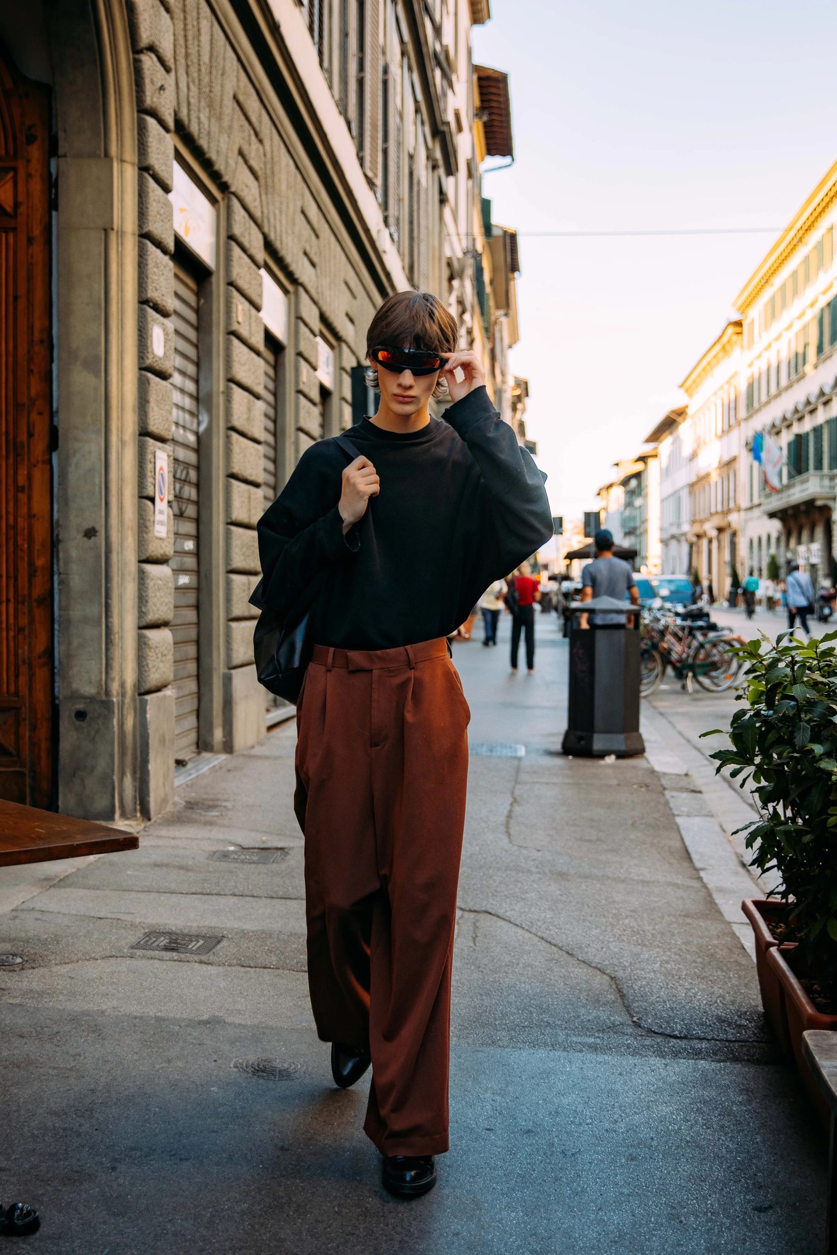 Streetstyle Pitti Uomo lente 2023