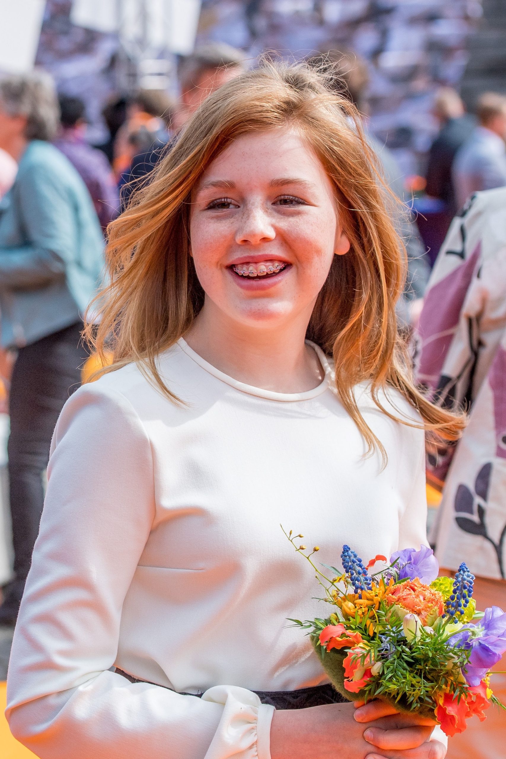 Radiant during King's Day 2018 in Groningen.