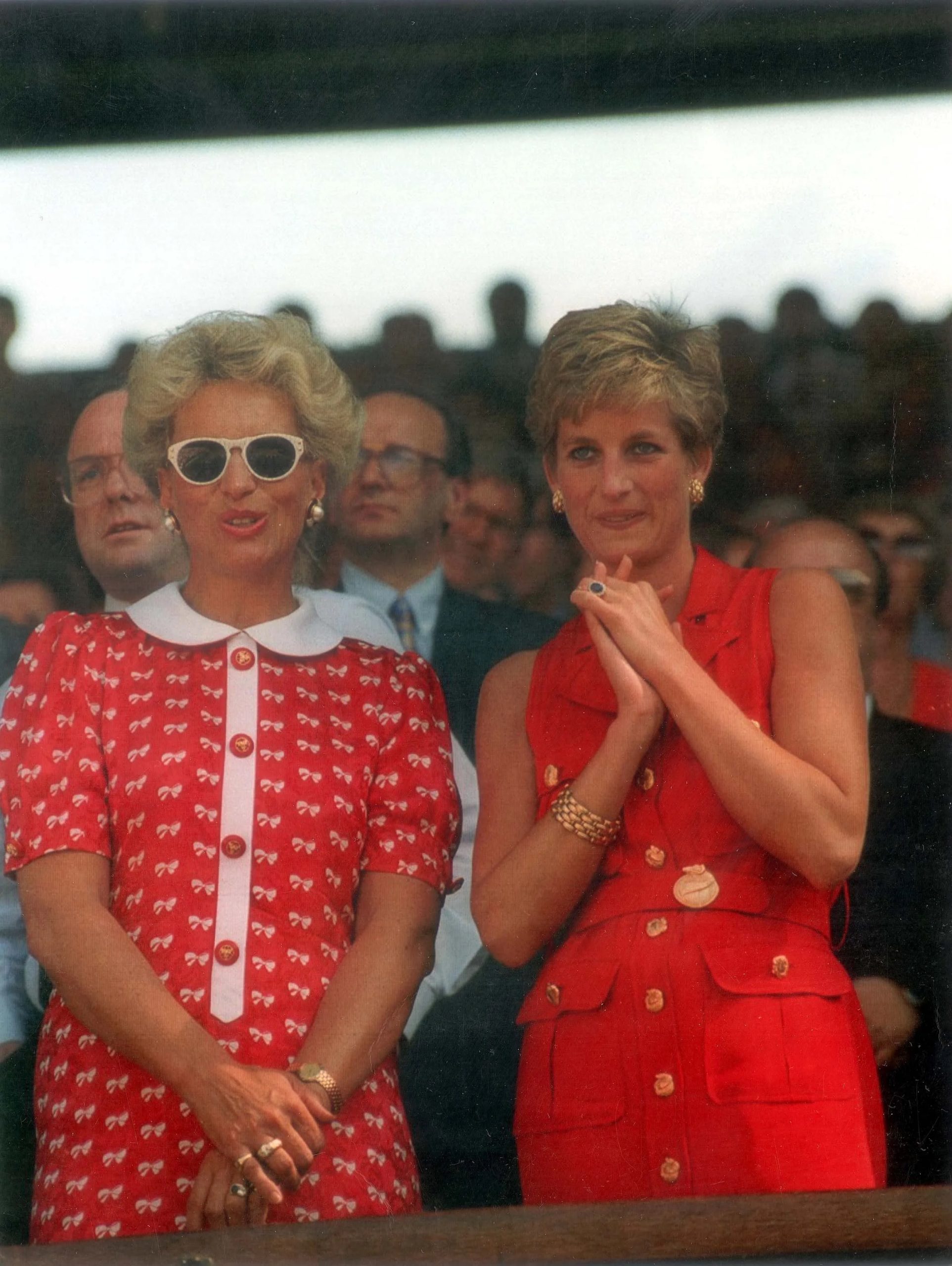 Prinses Diana bij Wimbledon in 1994