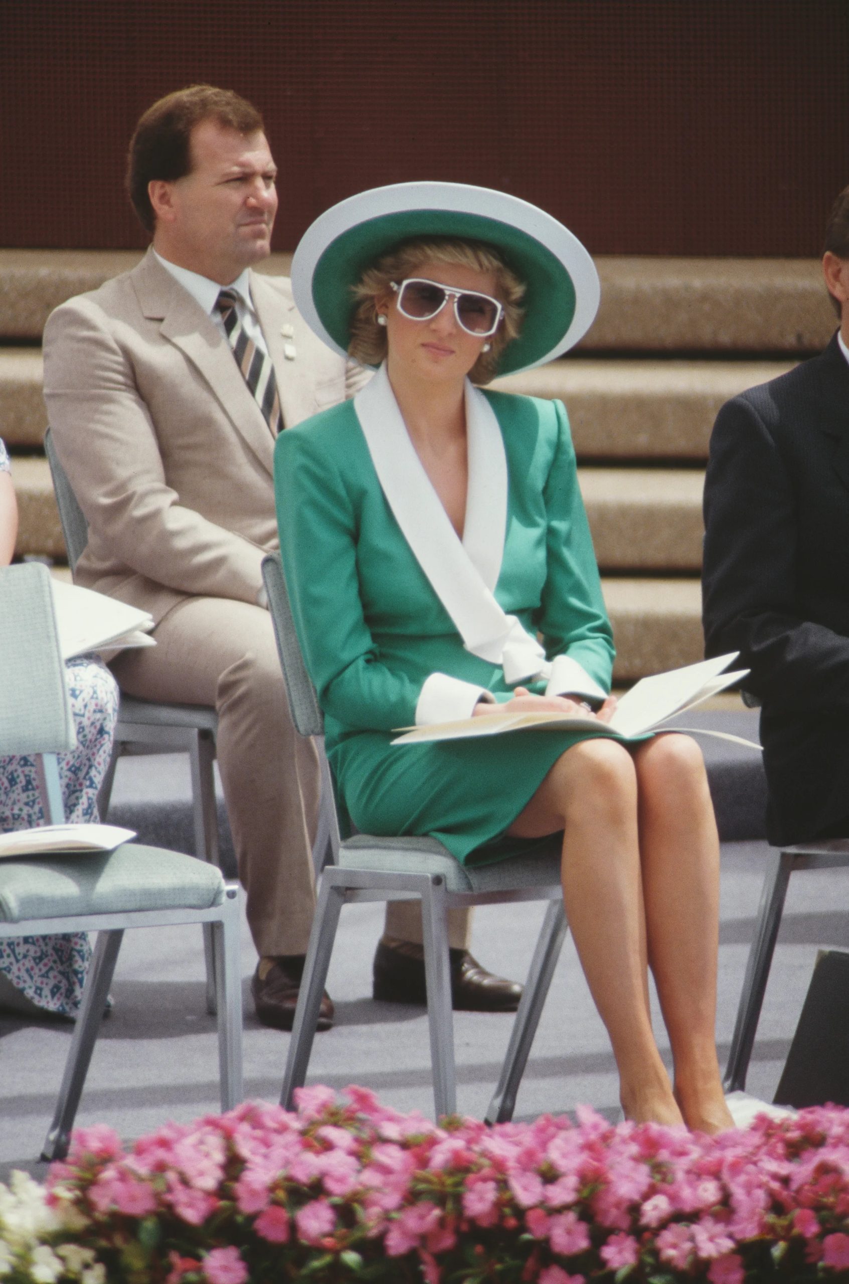Prinses Diana in een zomerlook