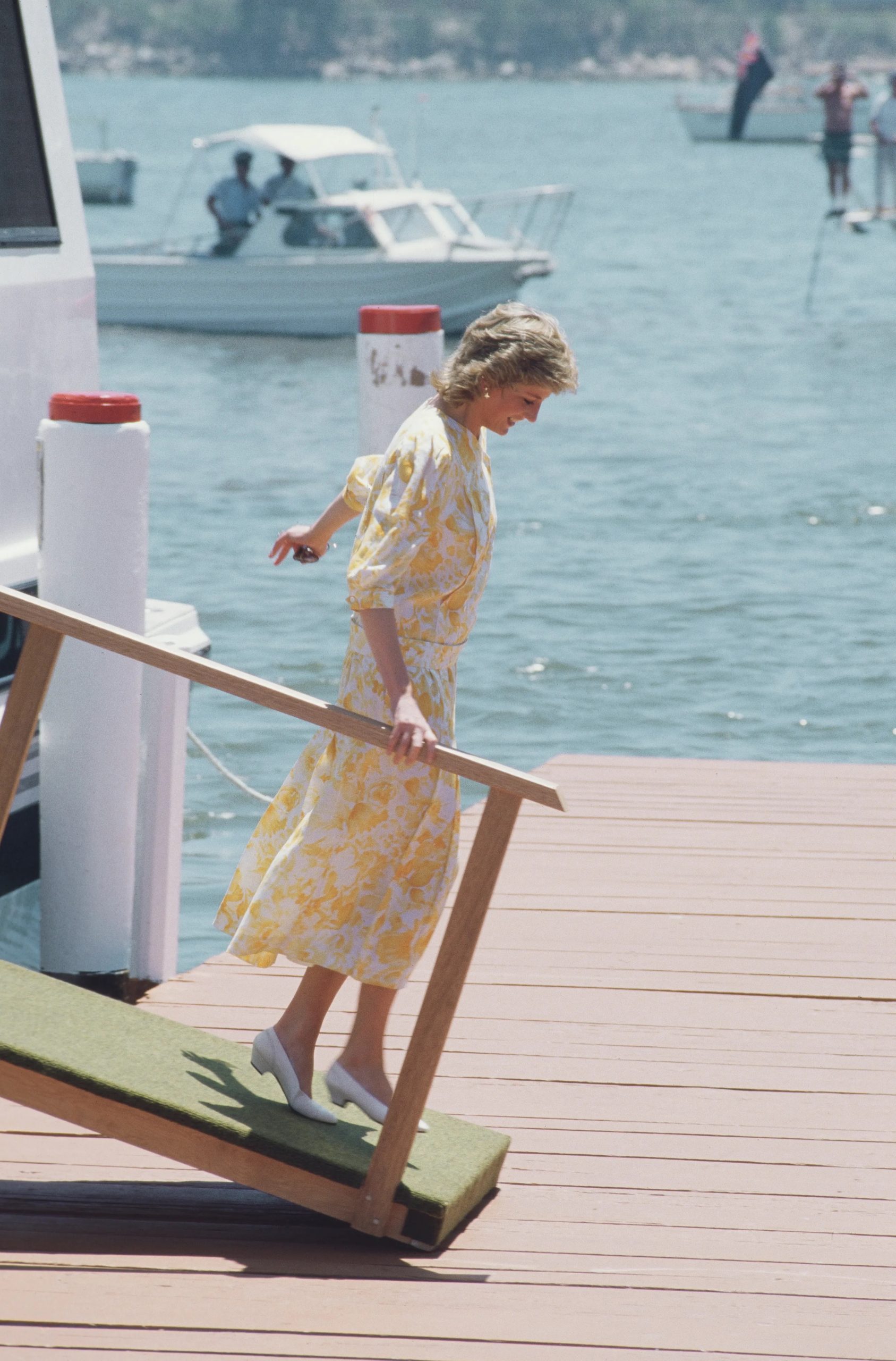 Prinses Diana in een zomerlook