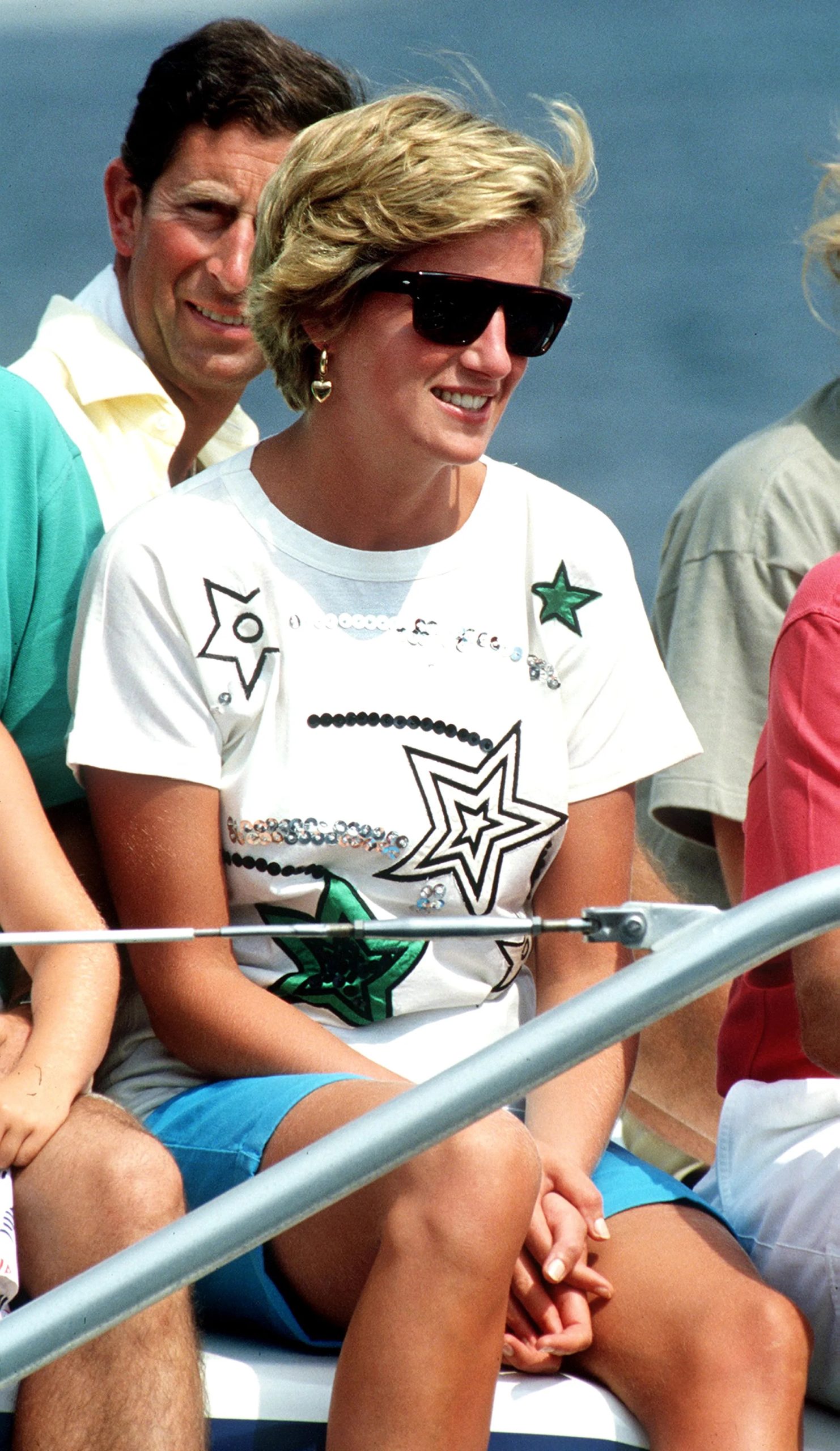 Prinses Diana in een zomerlook