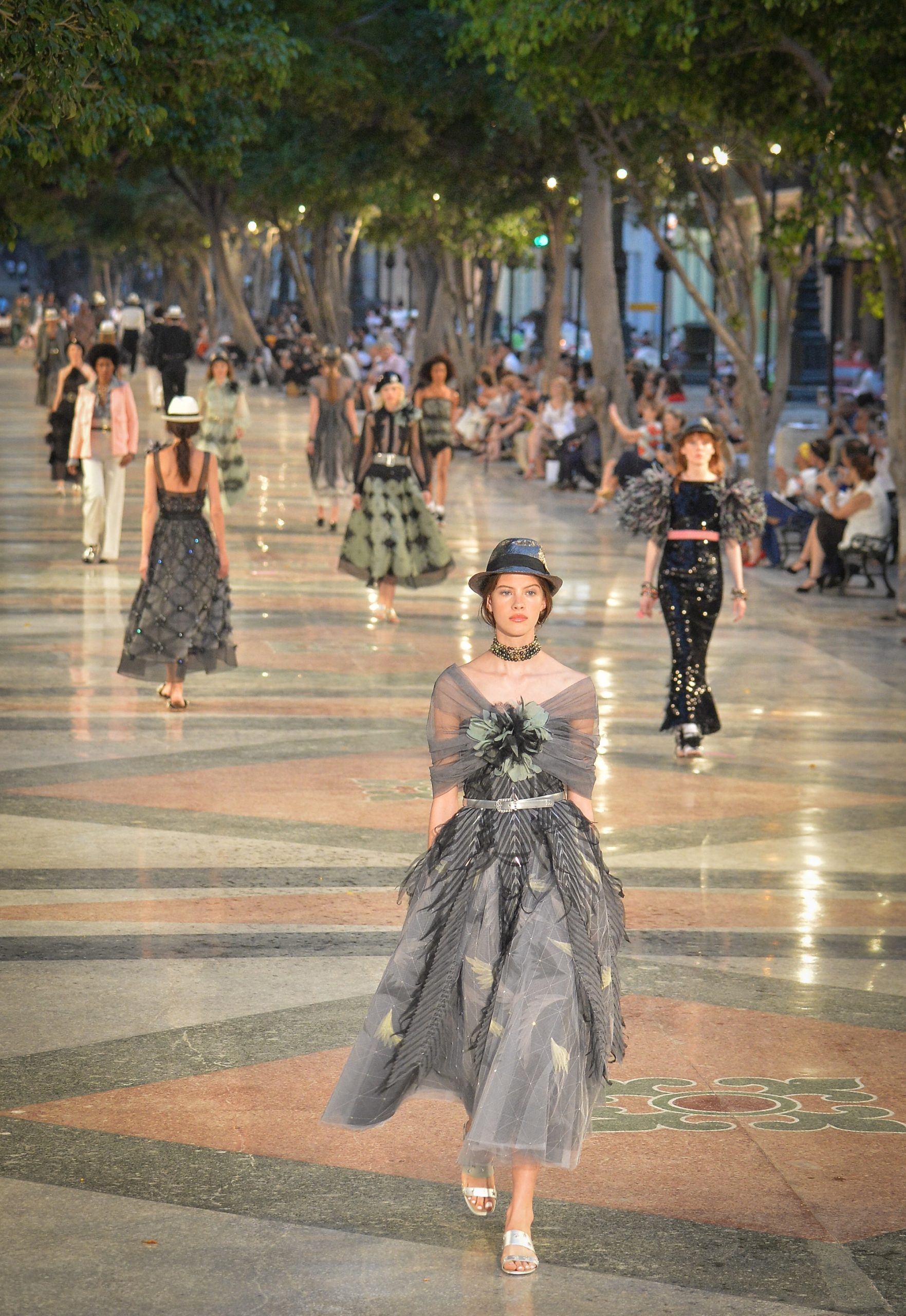 Chanel-show in Havana, Cuba