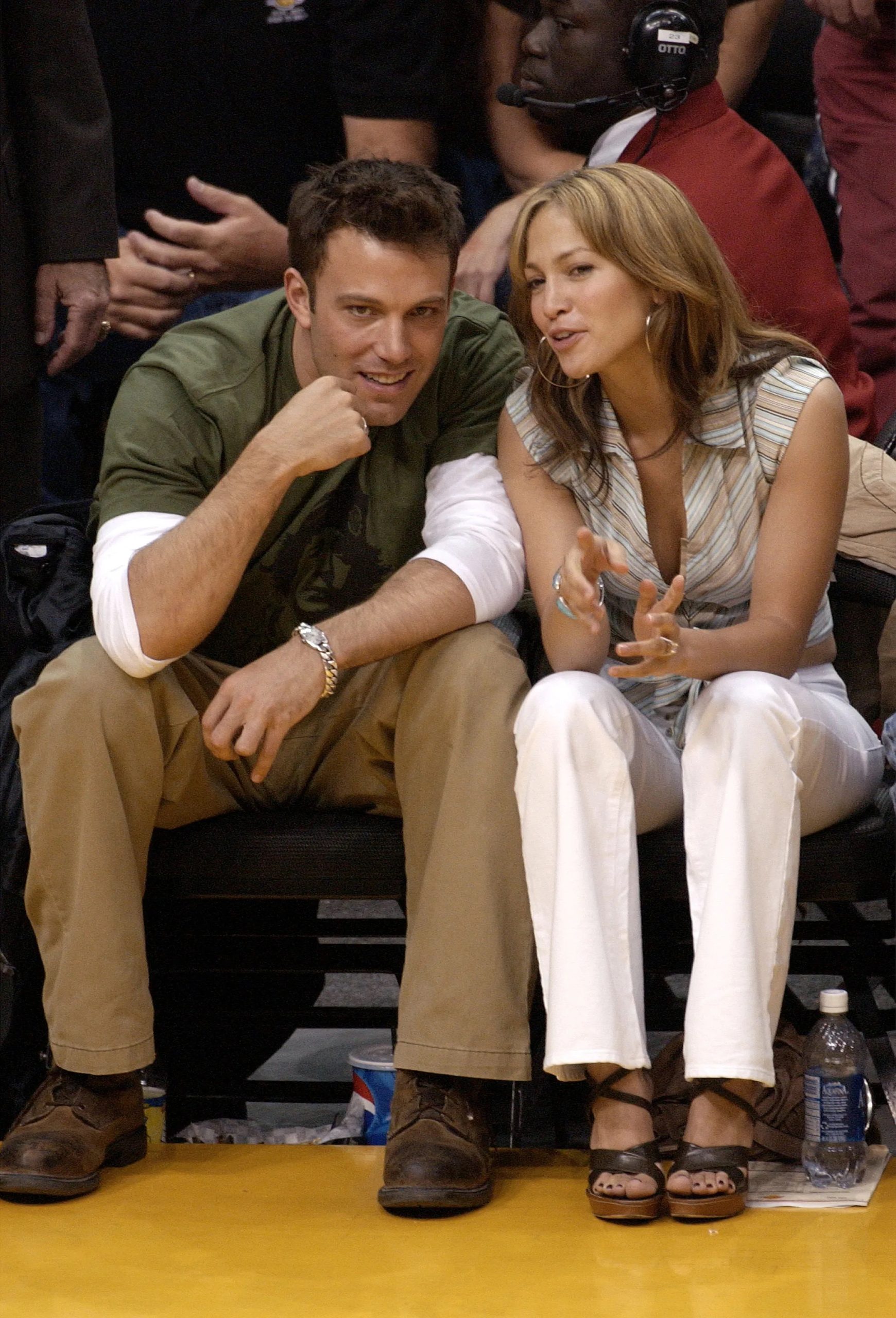 Jennifer Lopez en Ben Affleck in mei 2003