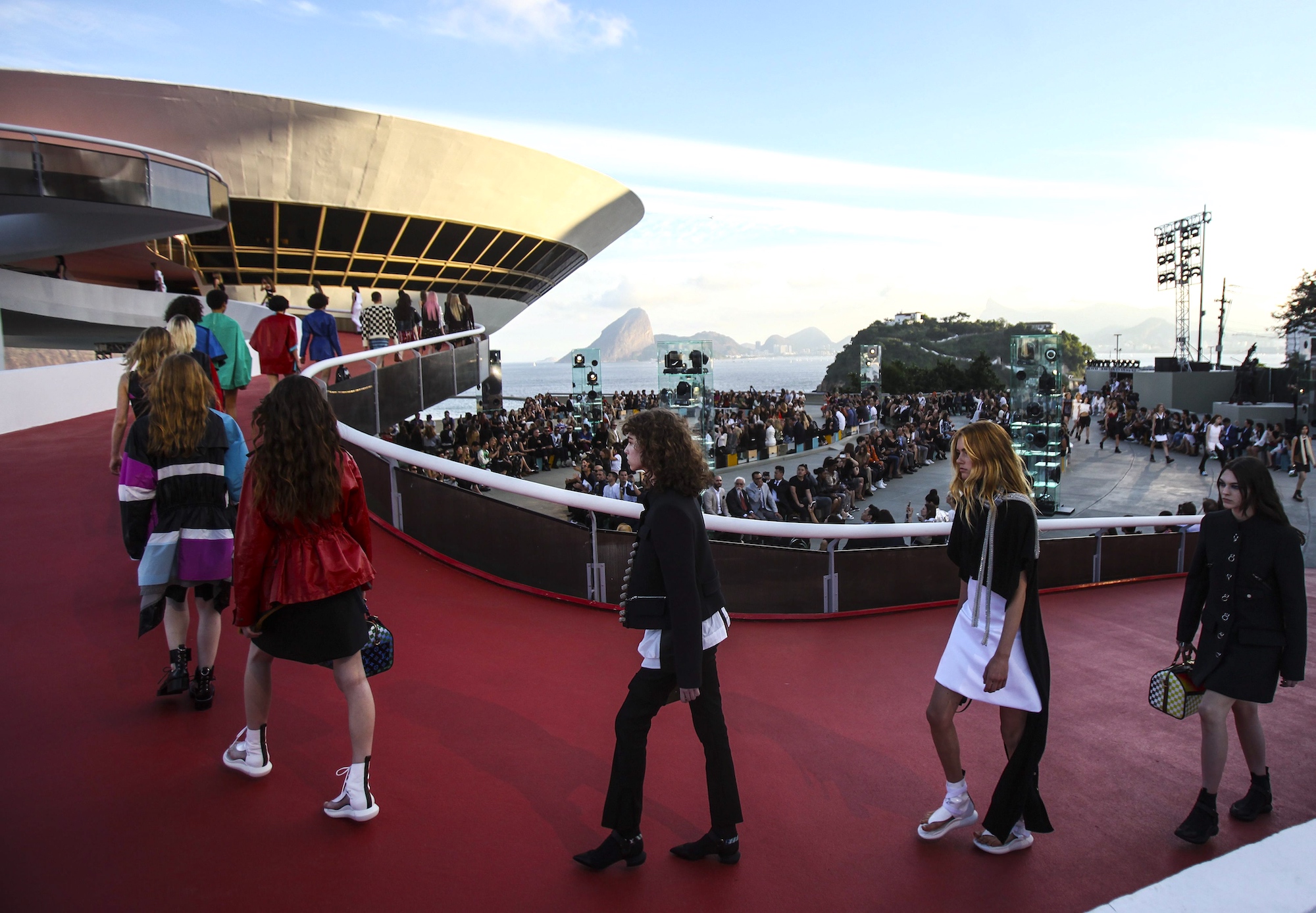 Louis Vuitton-show in Rio de Janeiro