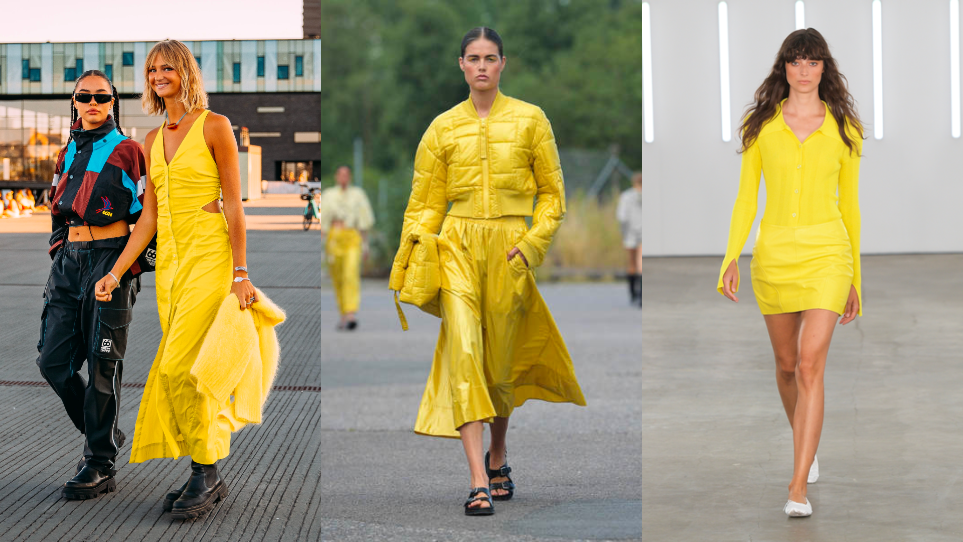 trendkleur modekleur kleur lente zomer 2023 geel kanariegeel
