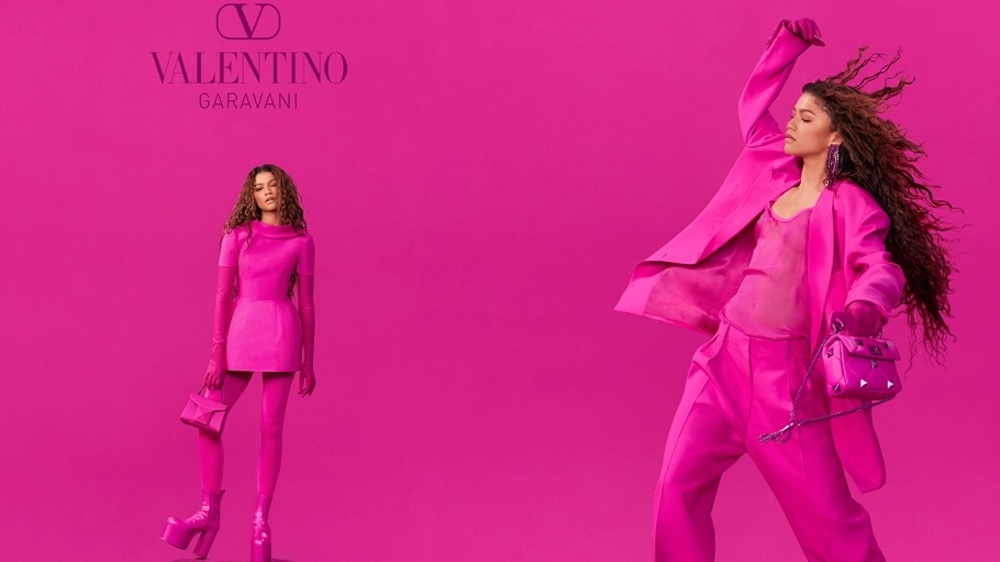 Zendaya voor Valentino herfst/winter 2022 campagne