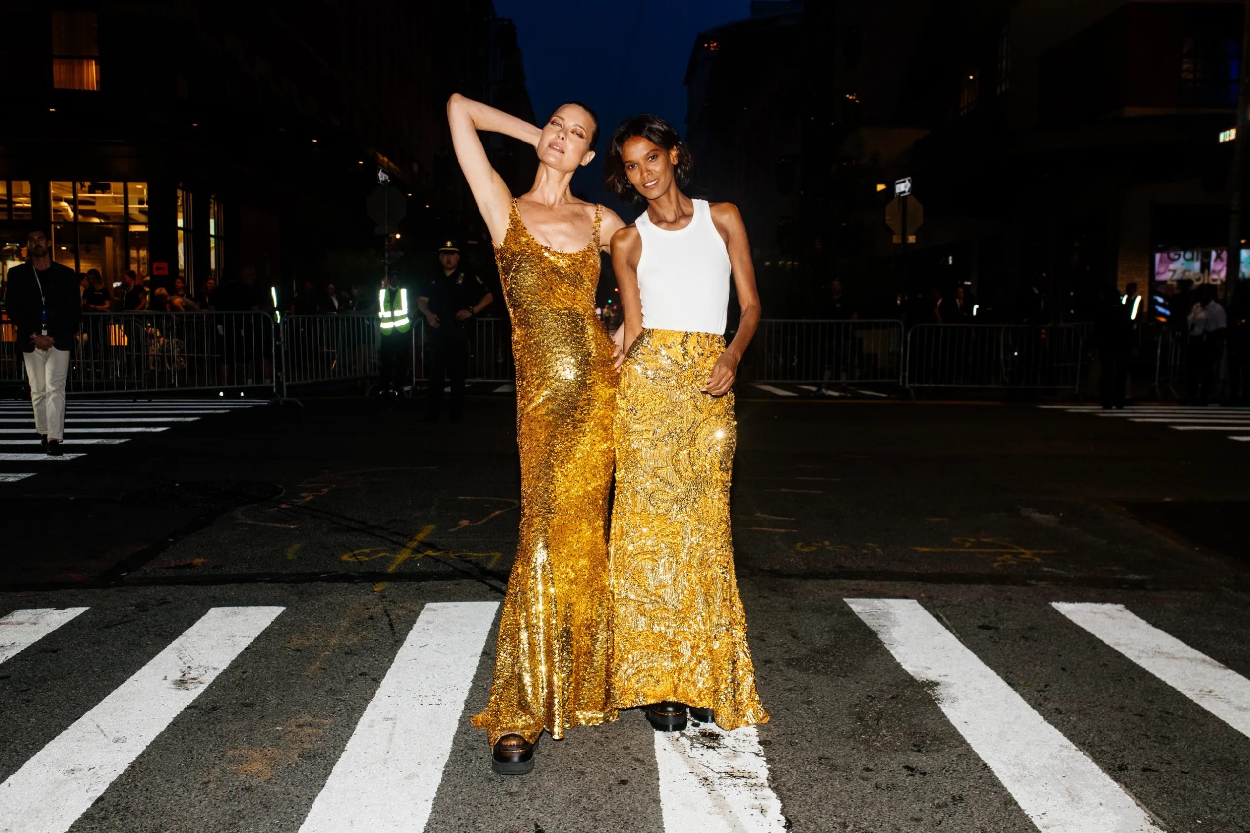 Shalom Harlow en Liya Kebede