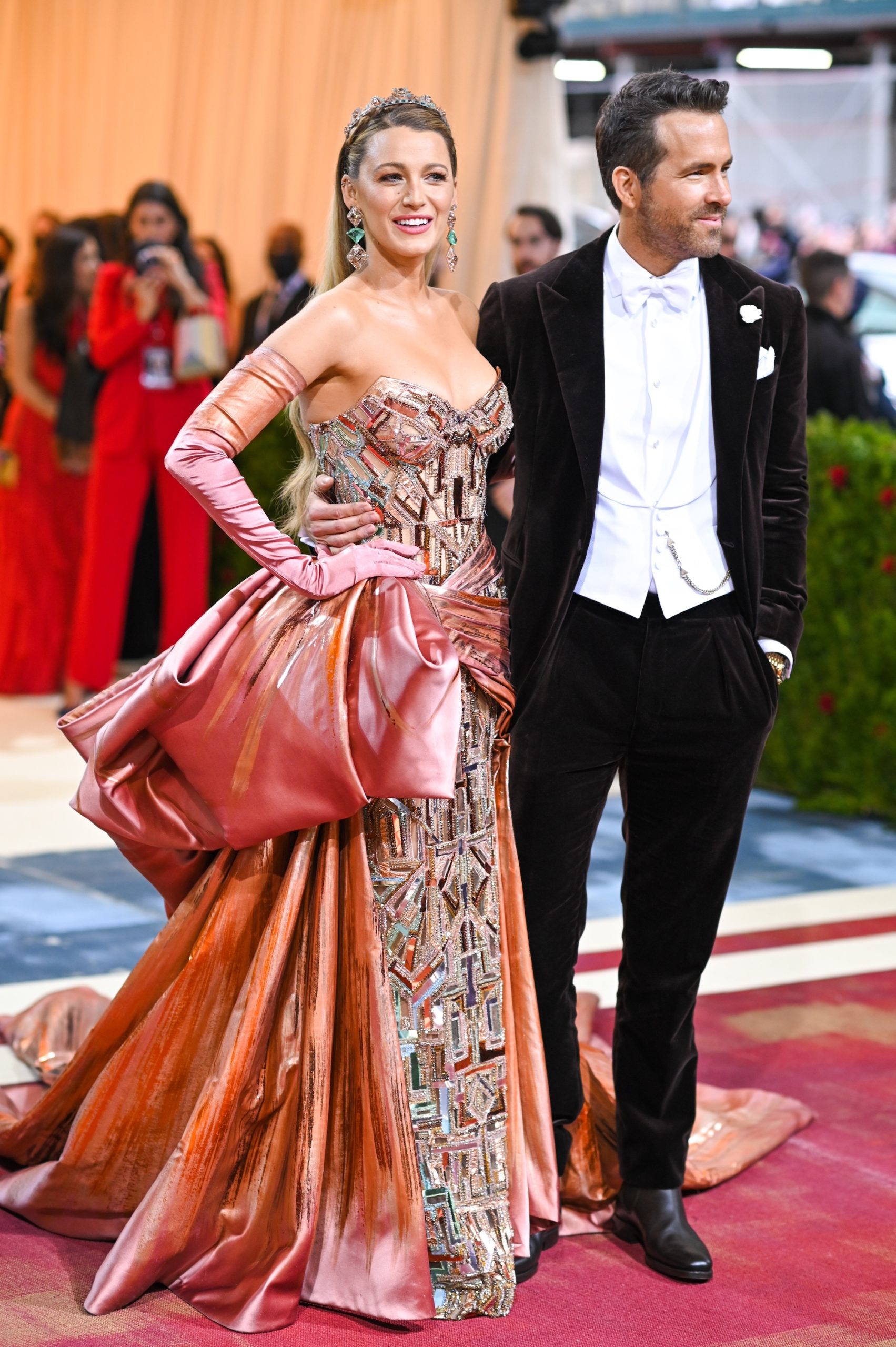 Blake Lively en Ryan Reynolds bij het Met Gala in 2022
